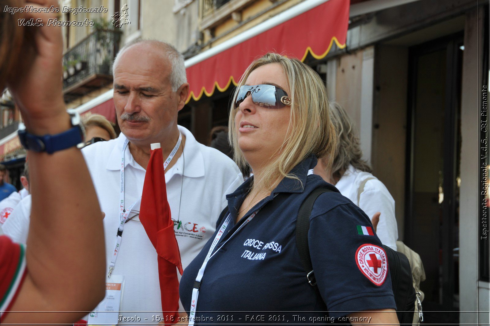 Jesolo - 15-18 settembre 2011 - FACE 2011, The opening ceremony -  Croce Rossa Italiana - Ispettorato Regionale Volontari del Soccorso Piemonte