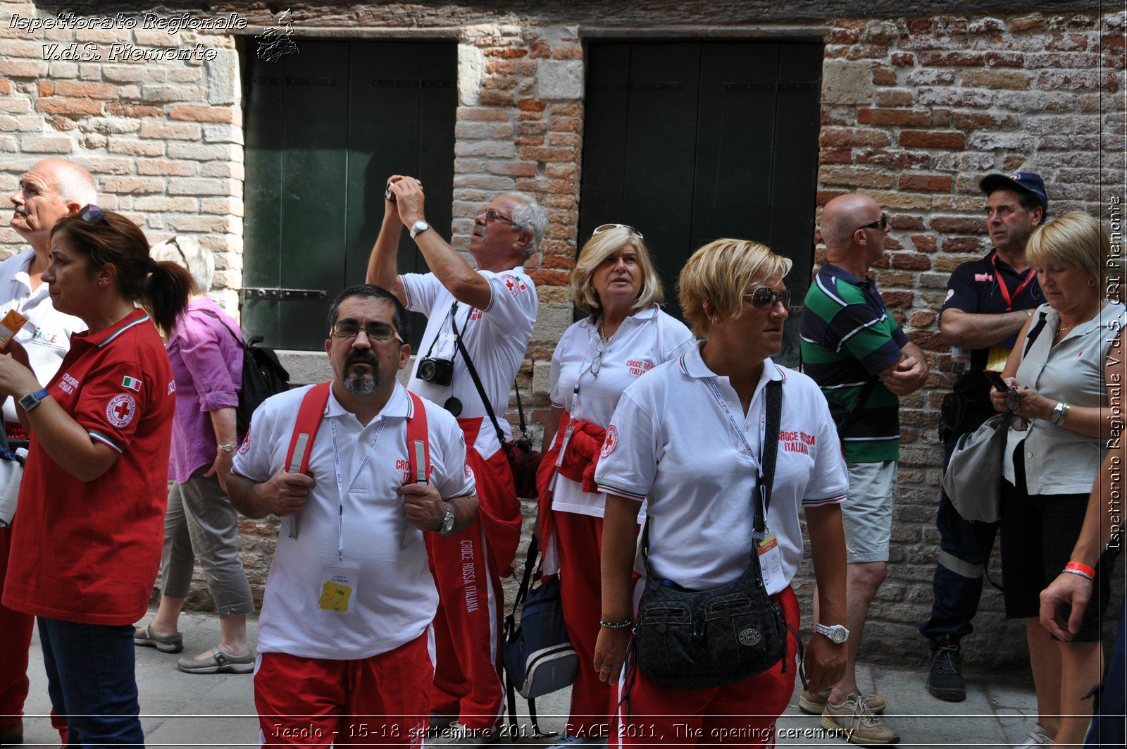 Jesolo - 15-18 settembre 2011 - FACE 2011, The opening ceremony -  Croce Rossa Italiana - Ispettorato Regionale Volontari del Soccorso Piemonte