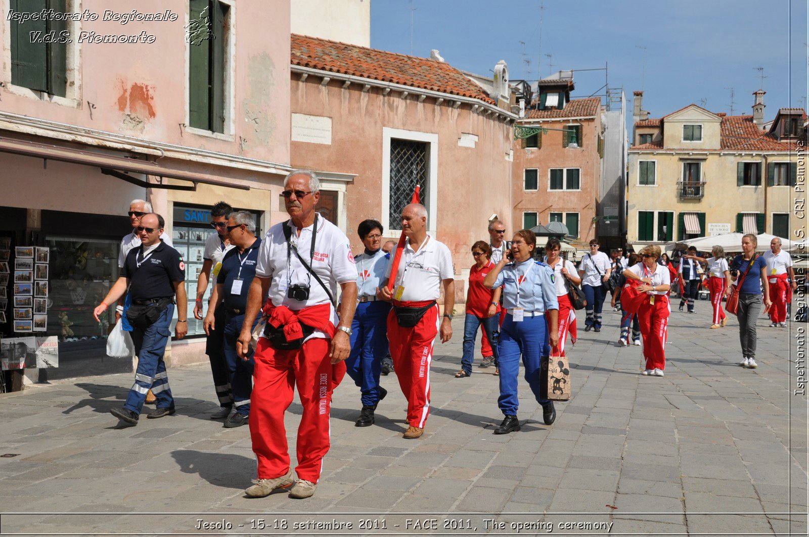 Jesolo - 15-18 settembre 2011 - FACE 2011, The opening ceremony -  Croce Rossa Italiana - Ispettorato Regionale Volontari del Soccorso Piemonte