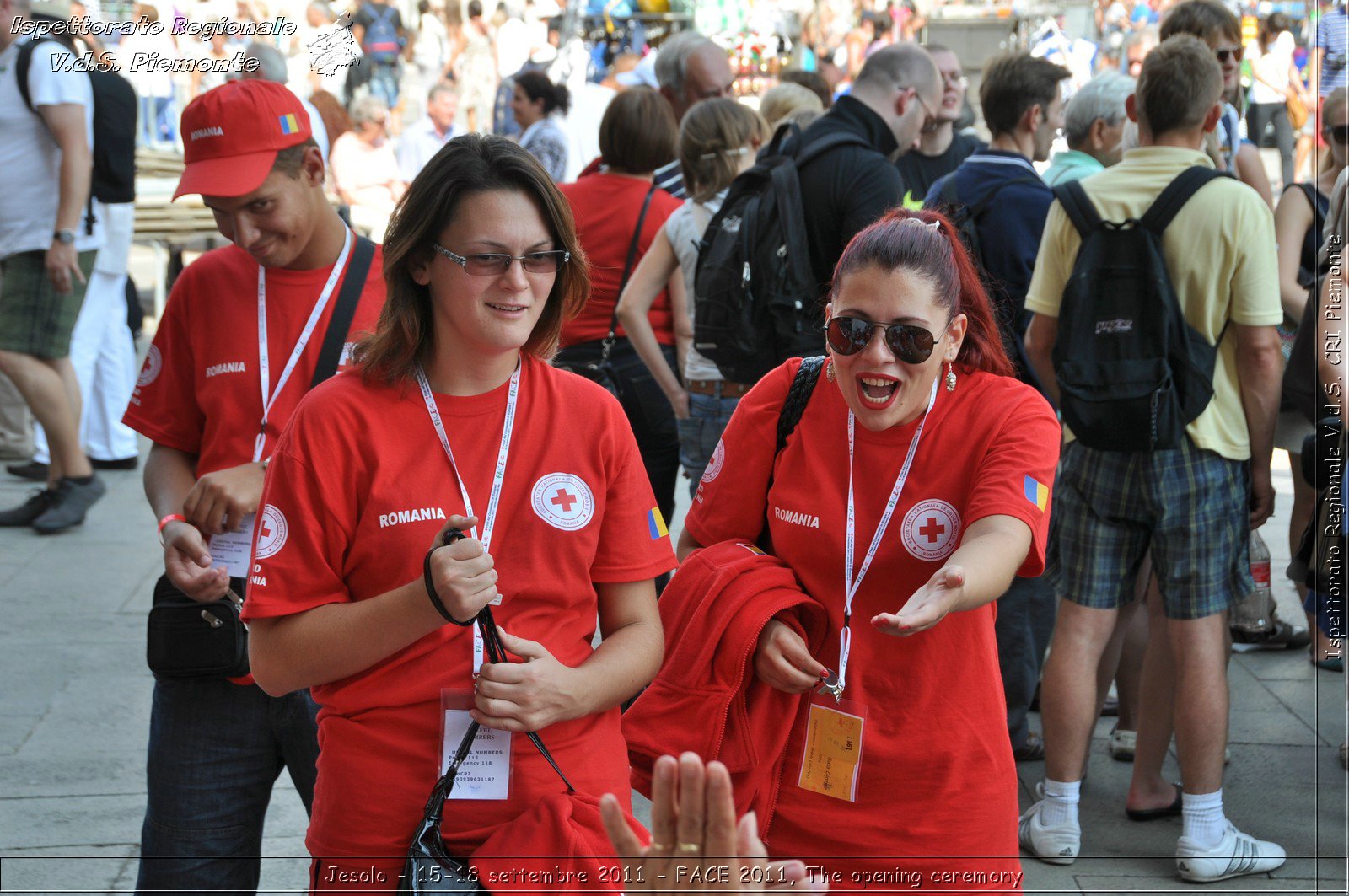 Jesolo - 15-18 settembre 2011 - FACE 2011, The opening ceremony -  Croce Rossa Italiana - Ispettorato Regionale Volontari del Soccorso Piemonte