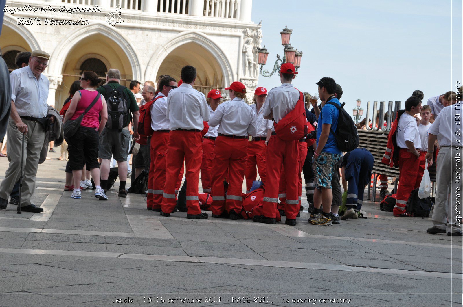 Jesolo - 15-18 settembre 2011 - FACE 2011, The opening ceremony -  Croce Rossa Italiana - Ispettorato Regionale Volontari del Soccorso Piemonte