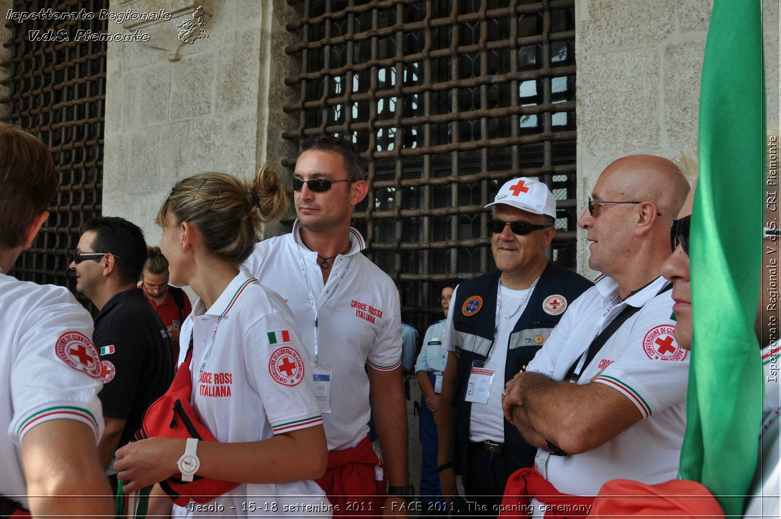 Jesolo - 15-18 settembre 2011 - FACE 2011, The opening ceremony -  Croce Rossa Italiana - Ispettorato Regionale Volontari del Soccorso Piemonte