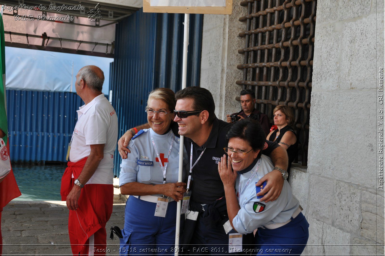 Jesolo - 15-18 settembre 2011 - FACE 2011, The opening ceremony -  Croce Rossa Italiana - Ispettorato Regionale Volontari del Soccorso Piemonte