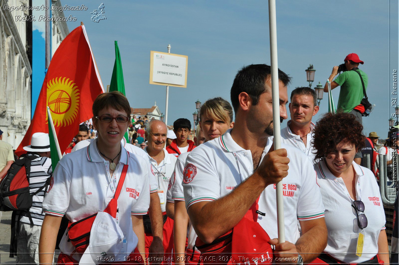 Jesolo - 15-18 settembre 2011 - FACE 2011, The opening ceremony -  Croce Rossa Italiana - Ispettorato Regionale Volontari del Soccorso Piemonte