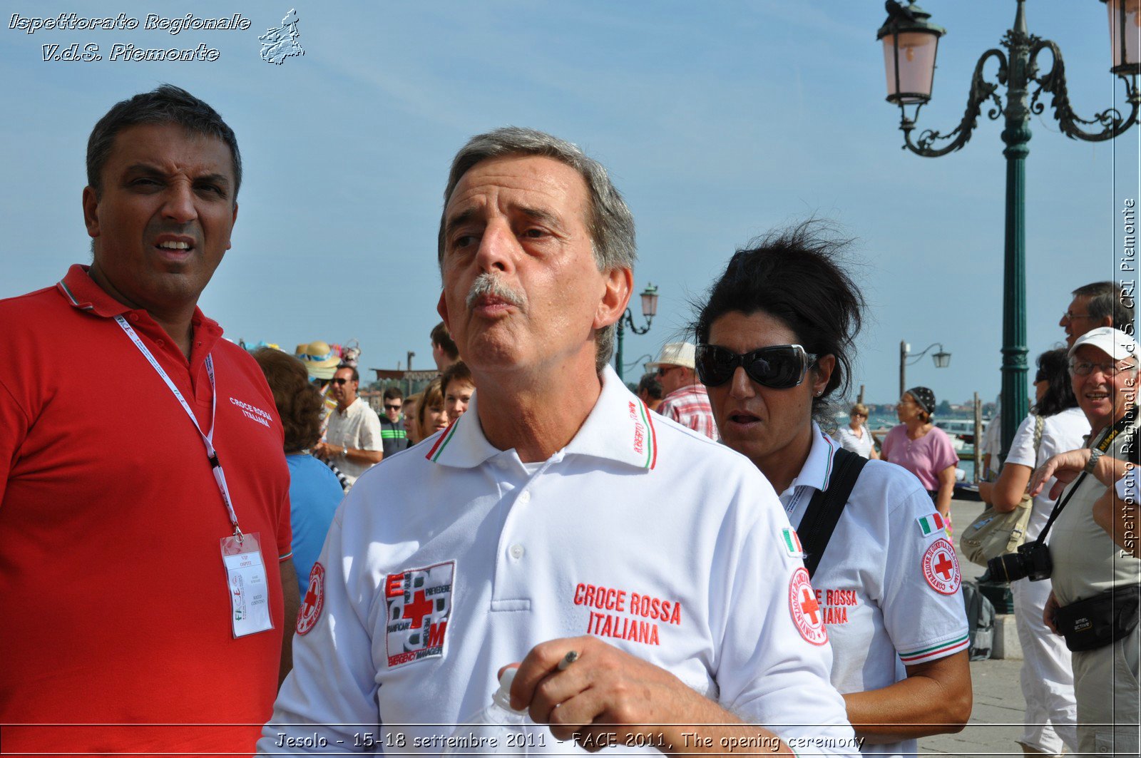 Jesolo - 15-18 settembre 2011 - FACE 2011, The opening ceremony -  Croce Rossa Italiana - Ispettorato Regionale Volontari del Soccorso Piemonte