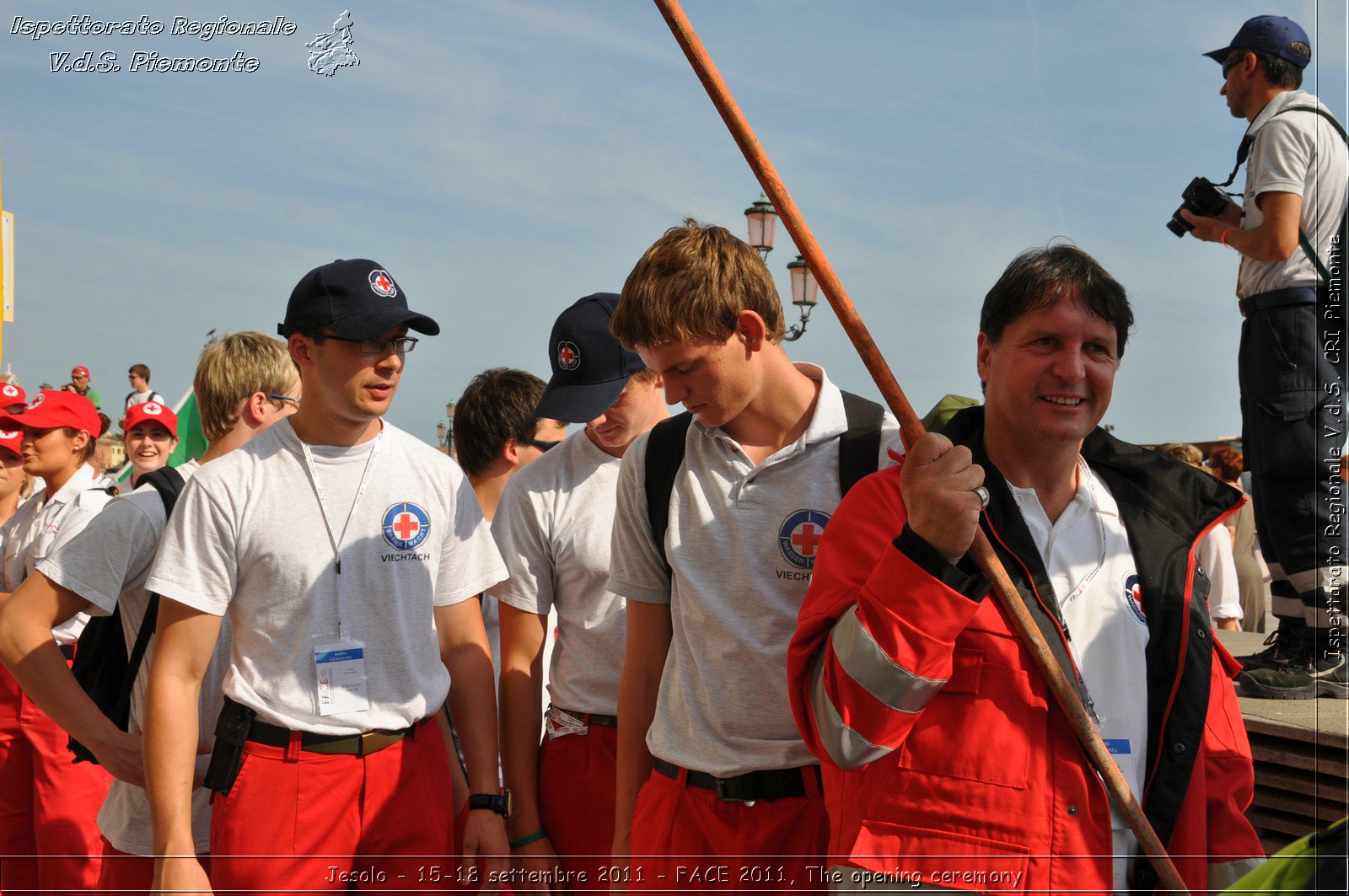 Jesolo - 15-18 settembre 2011 - FACE 2011, The opening ceremony -  Croce Rossa Italiana - Ispettorato Regionale Volontari del Soccorso Piemonte