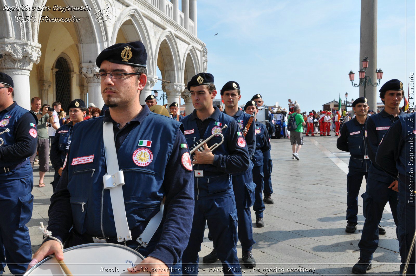 Jesolo - 15-18 settembre 2011 - FACE 2011, The opening ceremony -  Croce Rossa Italiana - Ispettorato Regionale Volontari del Soccorso Piemonte