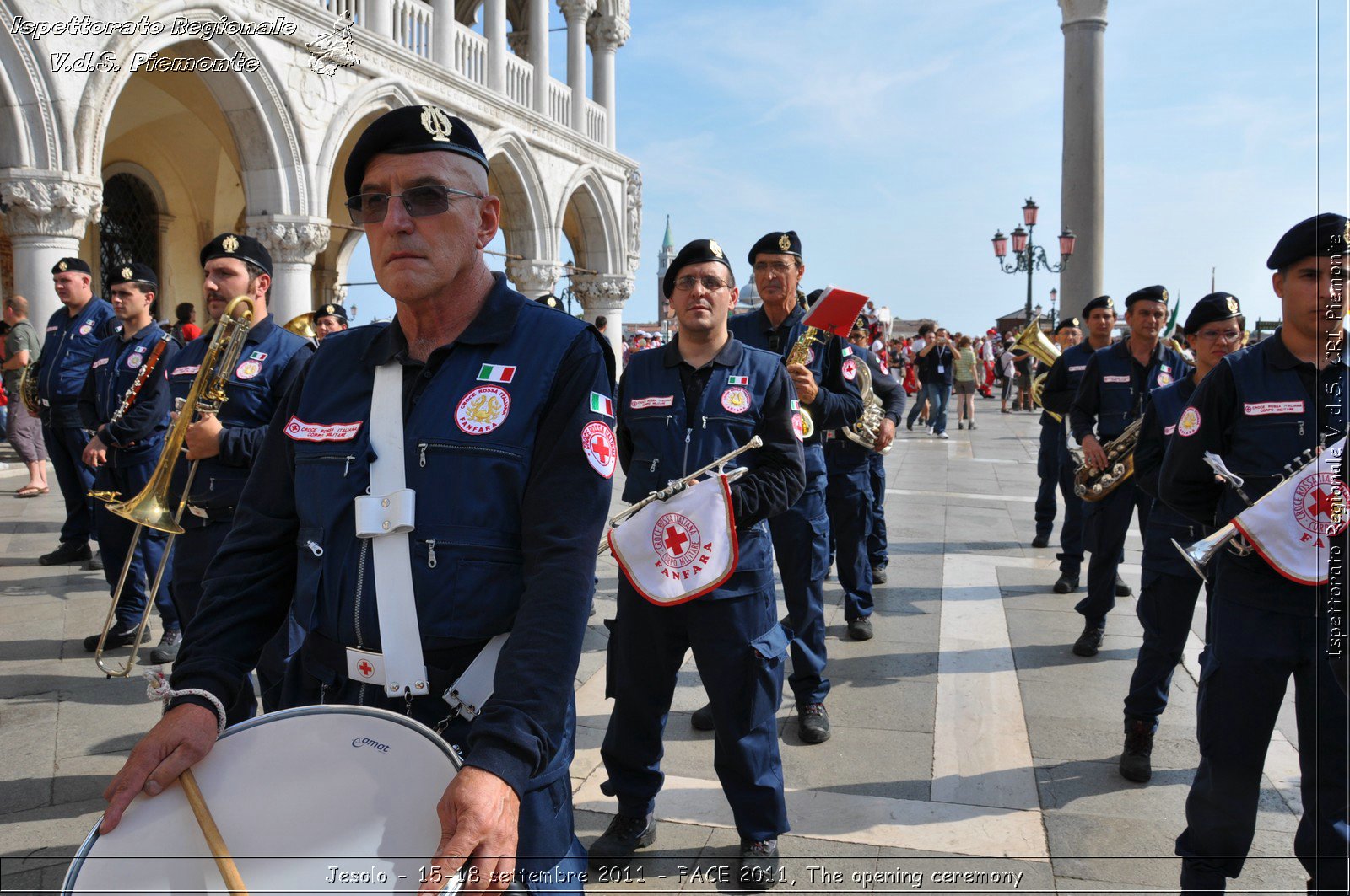 Jesolo - 15-18 settembre 2011 - FACE 2011, The opening ceremony -  Croce Rossa Italiana - Ispettorato Regionale Volontari del Soccorso Piemonte