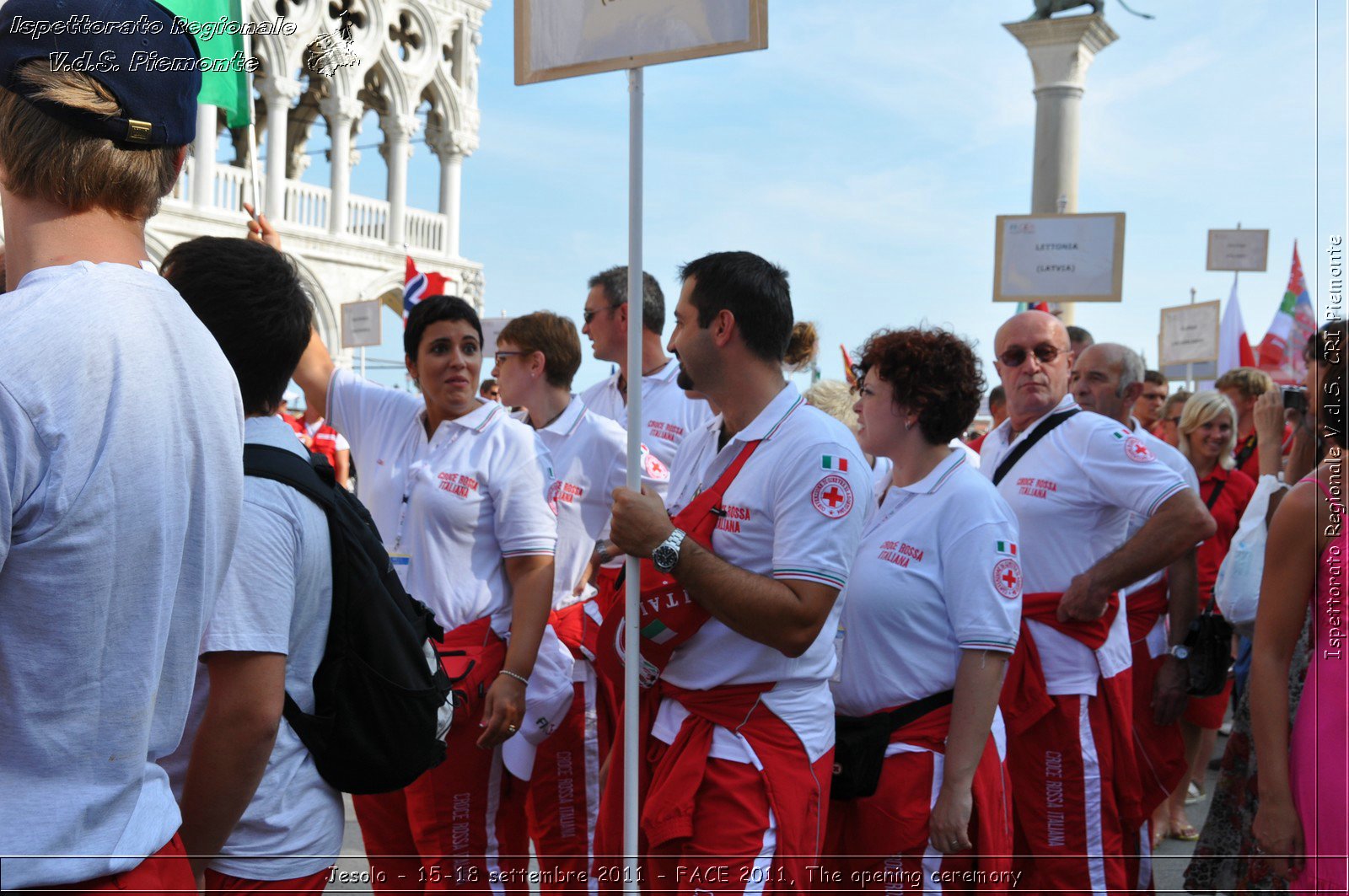 Jesolo - 15-18 settembre 2011 - FACE 2011, The opening ceremony -  Croce Rossa Italiana - Ispettorato Regionale Volontari del Soccorso Piemonte