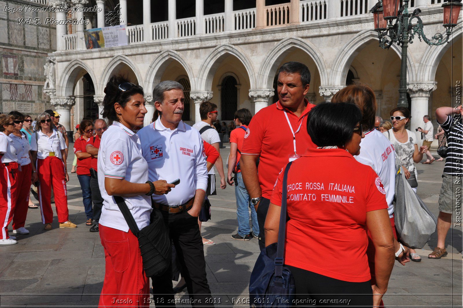 Jesolo - 15-18 settembre 2011 - FACE 2011, The opening ceremony -  Croce Rossa Italiana - Ispettorato Regionale Volontari del Soccorso Piemonte