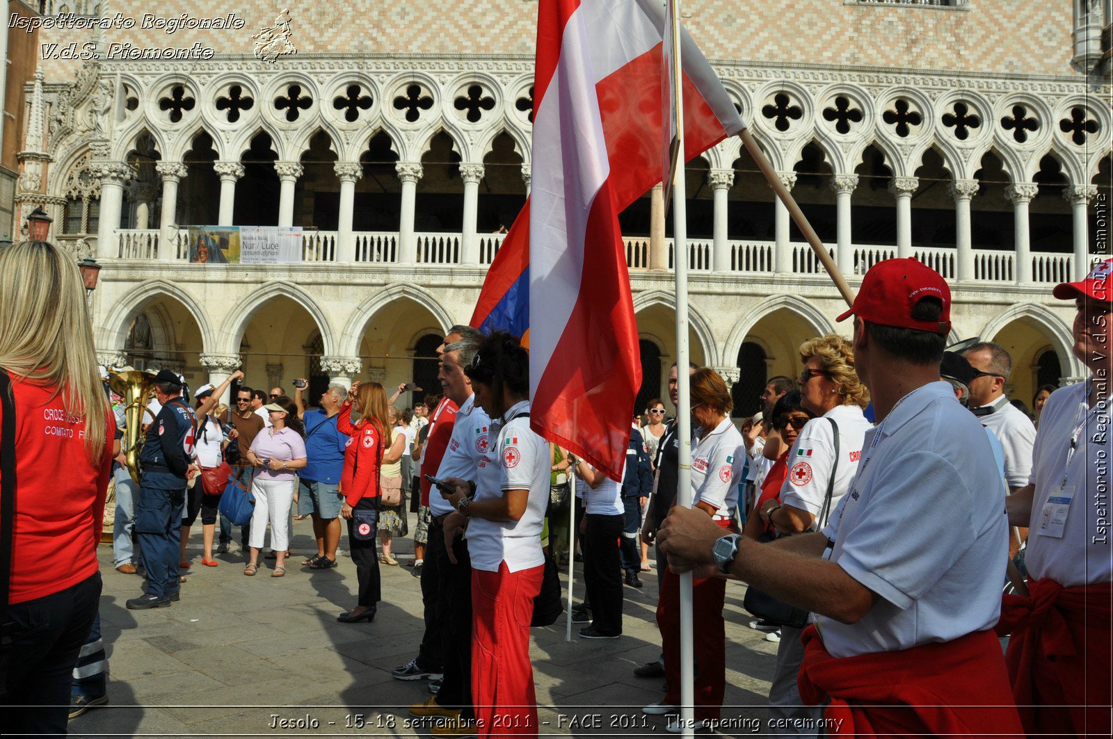 Jesolo - 15-18 settembre 2011 - FACE 2011, The opening ceremony -  Croce Rossa Italiana - Ispettorato Regionale Volontari del Soccorso Piemonte