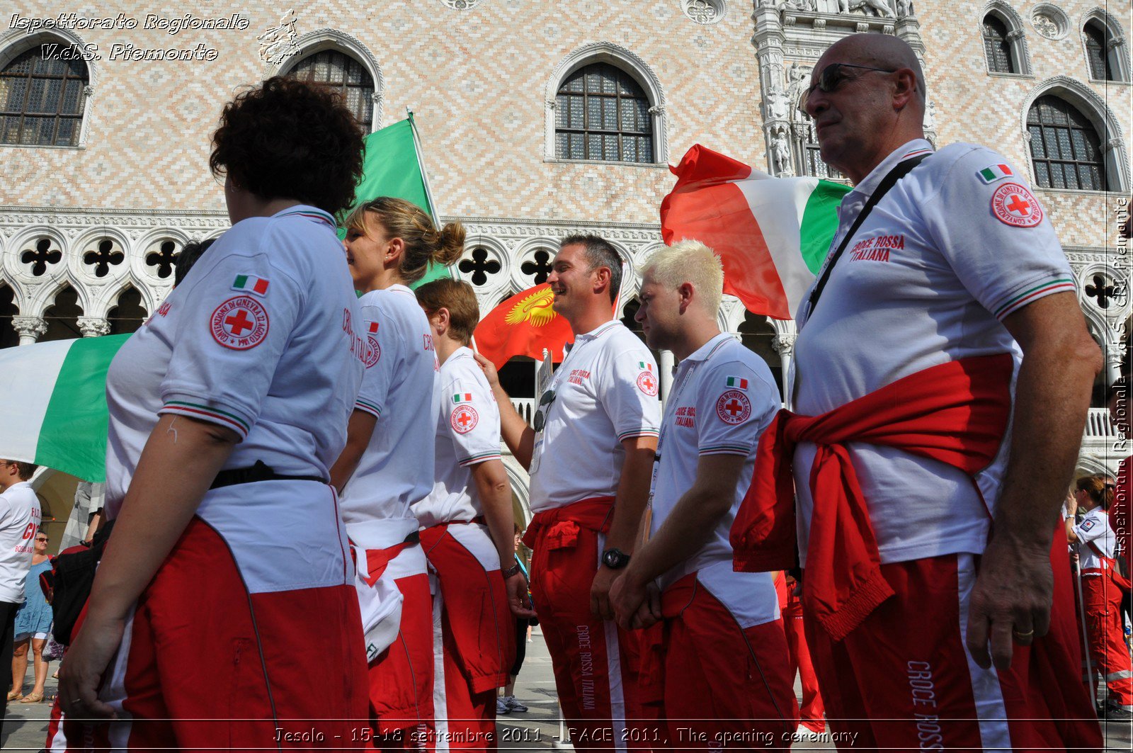 Jesolo - 15-18 settembre 2011 - FACE 2011, The opening ceremony -  Croce Rossa Italiana - Ispettorato Regionale Volontari del Soccorso Piemonte