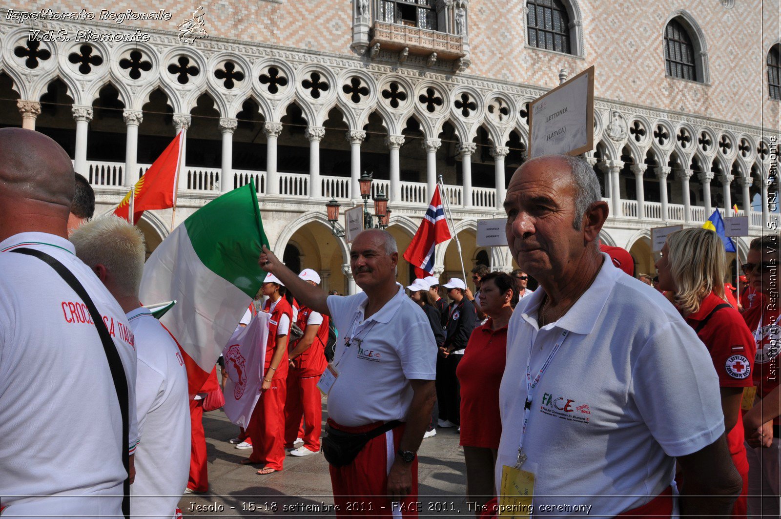 Jesolo - 15-18 settembre 2011 - FACE 2011, The opening ceremony -  Croce Rossa Italiana - Ispettorato Regionale Volontari del Soccorso Piemonte