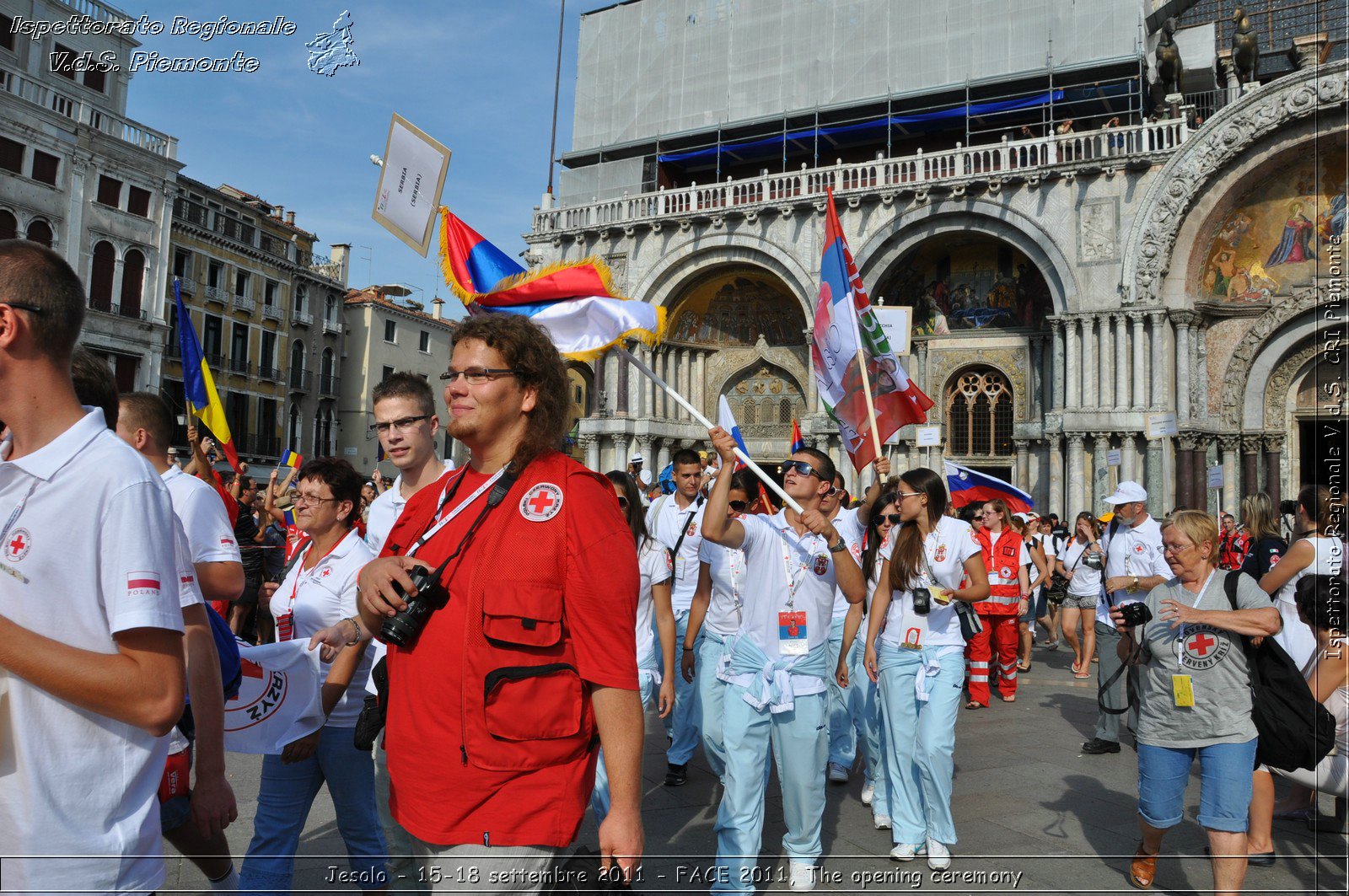 Jesolo - 15-18 settembre 2011 - FACE 2011, The opening ceremony -  Croce Rossa Italiana - Ispettorato Regionale Volontari del Soccorso Piemonte