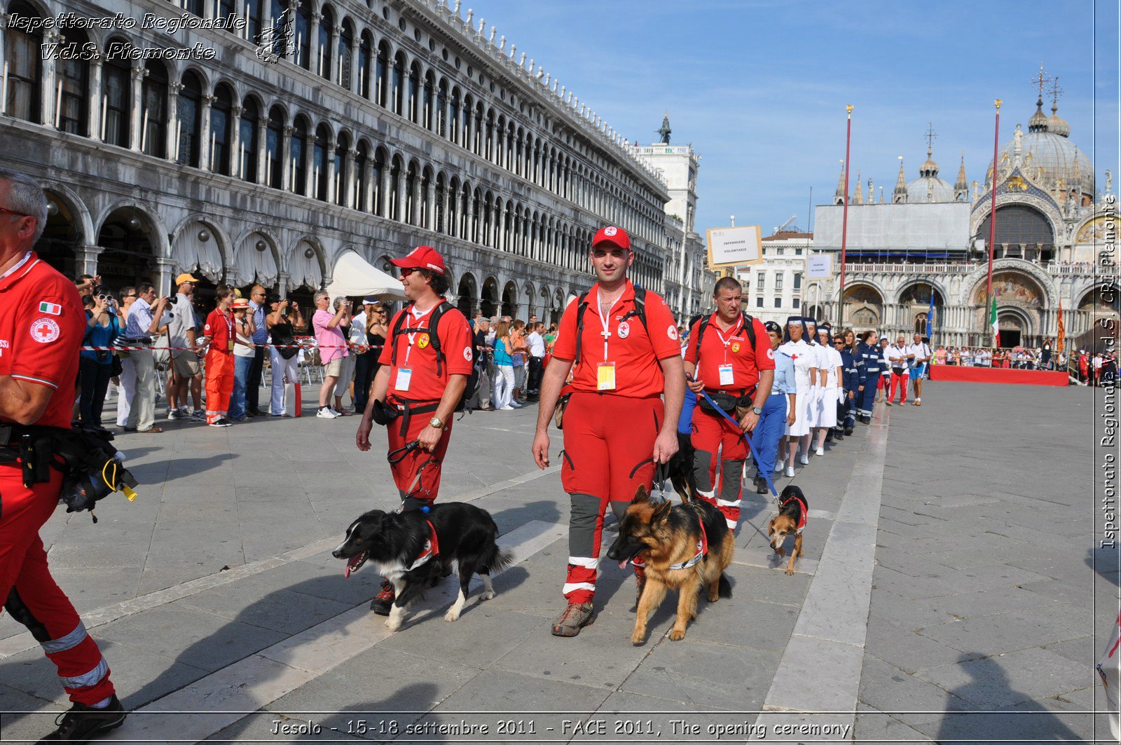 Jesolo - 15-18 settembre 2011 - FACE 2011, The opening ceremony -  Croce Rossa Italiana - Ispettorato Regionale Volontari del Soccorso Piemonte