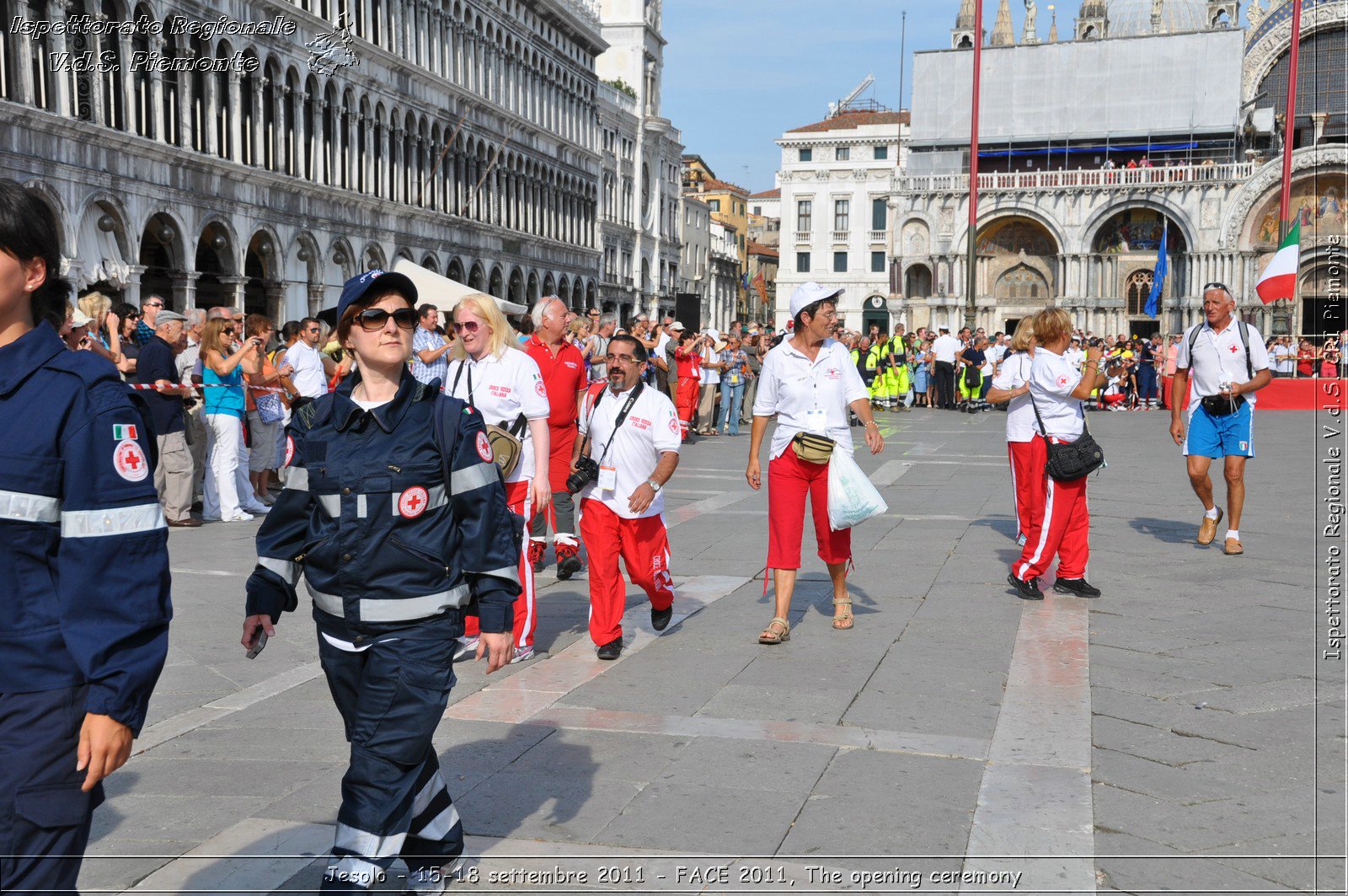 Jesolo - 15-18 settembre 2011 - FACE 2011, The opening ceremony -  Croce Rossa Italiana - Ispettorato Regionale Volontari del Soccorso Piemonte