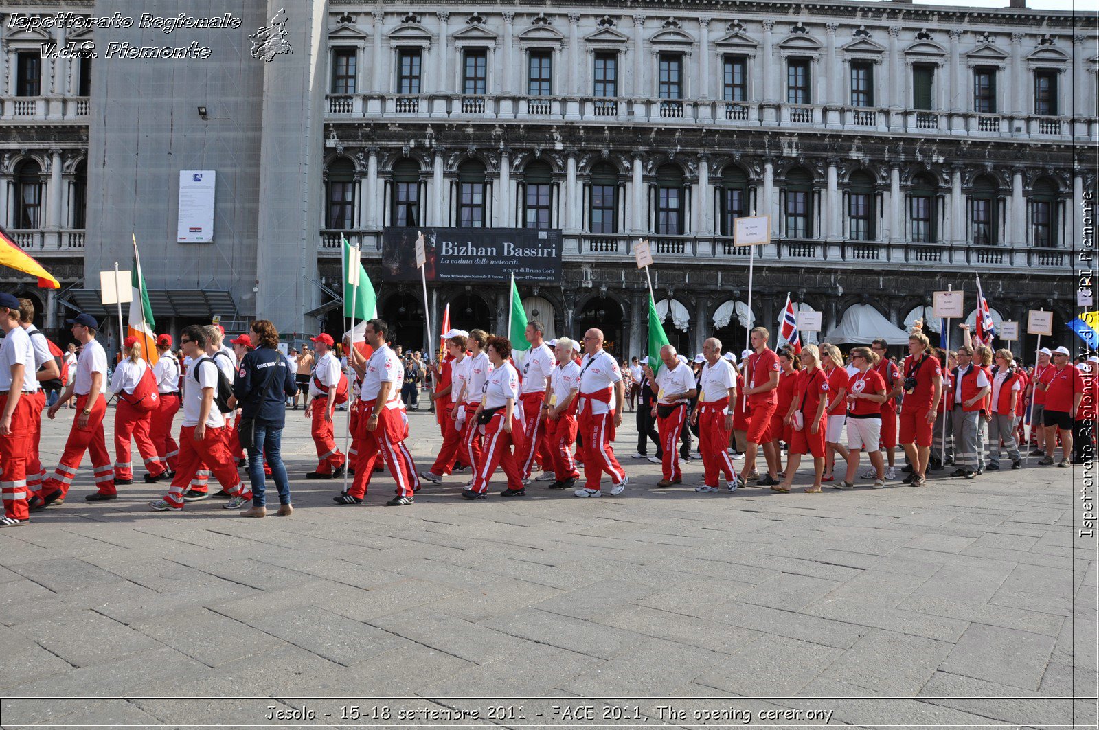 Jesolo - 15-18 settembre 2011 - FACE 2011, The opening ceremony -  Croce Rossa Italiana - Ispettorato Regionale Volontari del Soccorso Piemonte