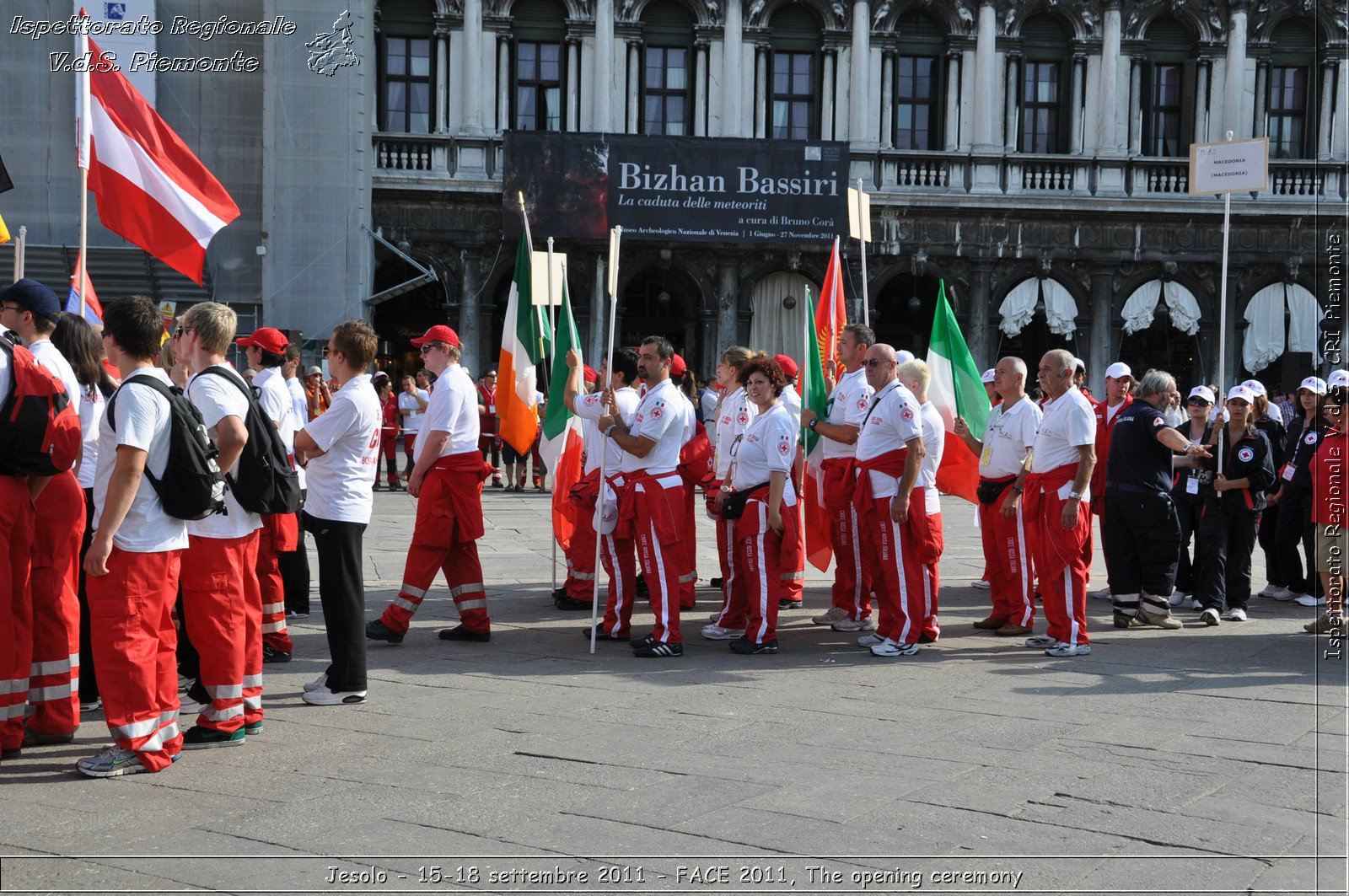 Jesolo - 15-18 settembre 2011 - FACE 2011, The opening ceremony -  Croce Rossa Italiana - Ispettorato Regionale Volontari del Soccorso Piemonte