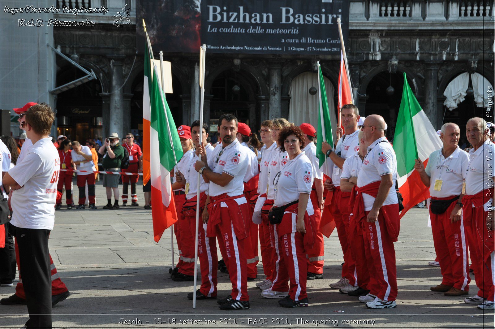 Jesolo - 15-18 settembre 2011 - FACE 2011, The opening ceremony -  Croce Rossa Italiana - Ispettorato Regionale Volontari del Soccorso Piemonte