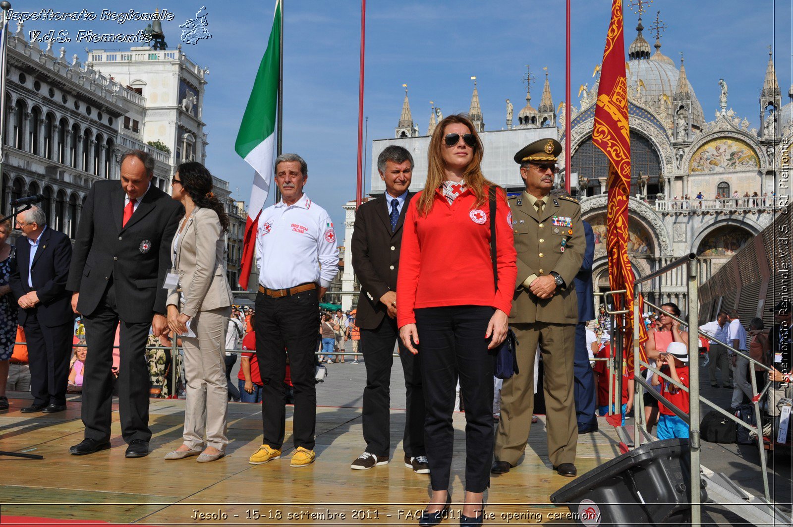 Jesolo - 15-18 settembre 2011 - FACE 2011, The opening ceremony -  Croce Rossa Italiana - Ispettorato Regionale Volontari del Soccorso Piemonte