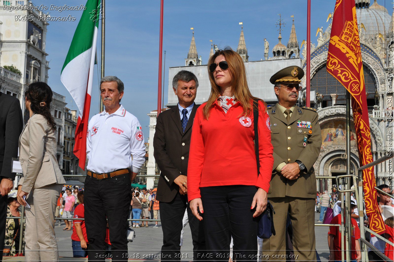 Jesolo - 15-18 settembre 2011 - FACE 2011, The opening ceremony -  Croce Rossa Italiana - Ispettorato Regionale Volontari del Soccorso Piemonte