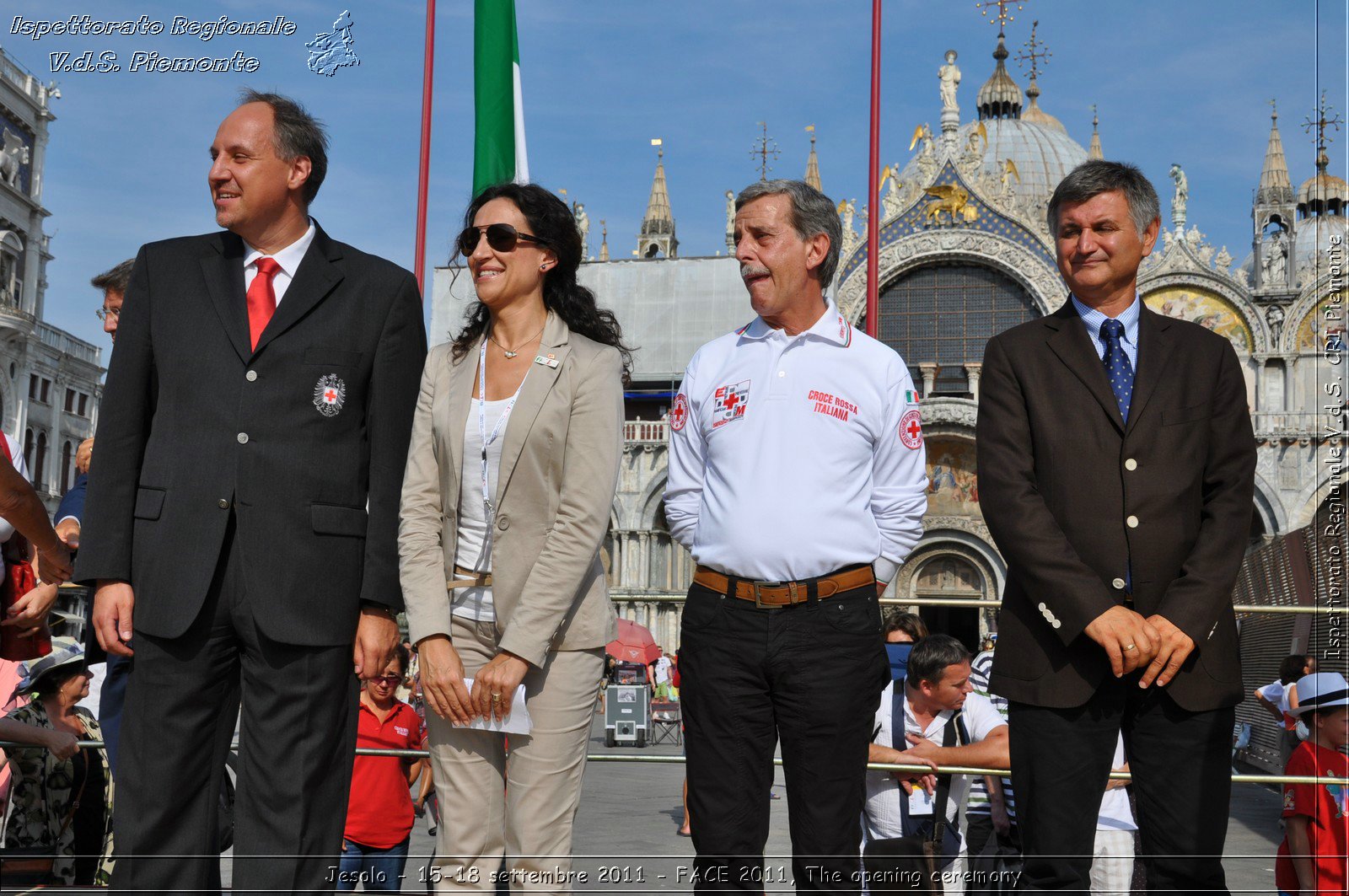 Jesolo - 15-18 settembre 2011 - FACE 2011, The opening ceremony -  Croce Rossa Italiana - Ispettorato Regionale Volontari del Soccorso Piemonte