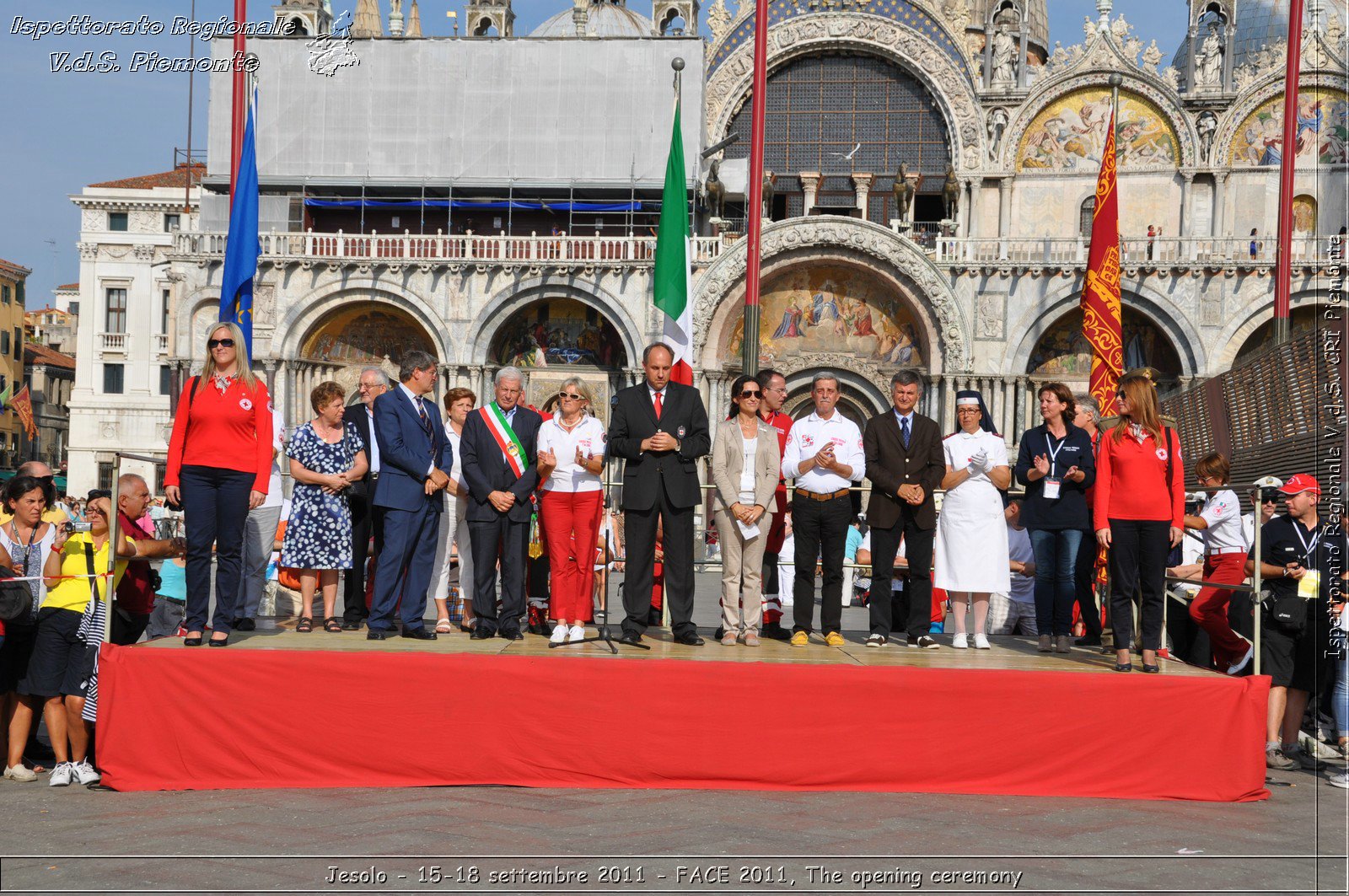 Jesolo - 15-18 settembre 2011 - FACE 2011, The opening ceremony -  Croce Rossa Italiana - Ispettorato Regionale Volontari del Soccorso Piemonte