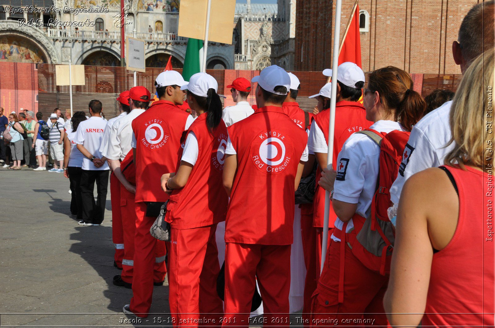 Jesolo - 15-18 settembre 2011 - FACE 2011, The opening ceremony -  Croce Rossa Italiana - Ispettorato Regionale Volontari del Soccorso Piemonte