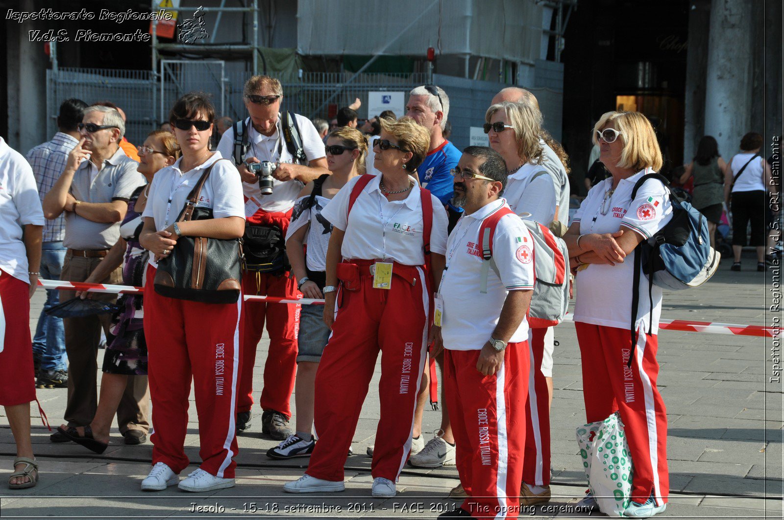 Jesolo - 15-18 settembre 2011 - FACE 2011, The opening ceremony -  Croce Rossa Italiana - Ispettorato Regionale Volontari del Soccorso Piemonte