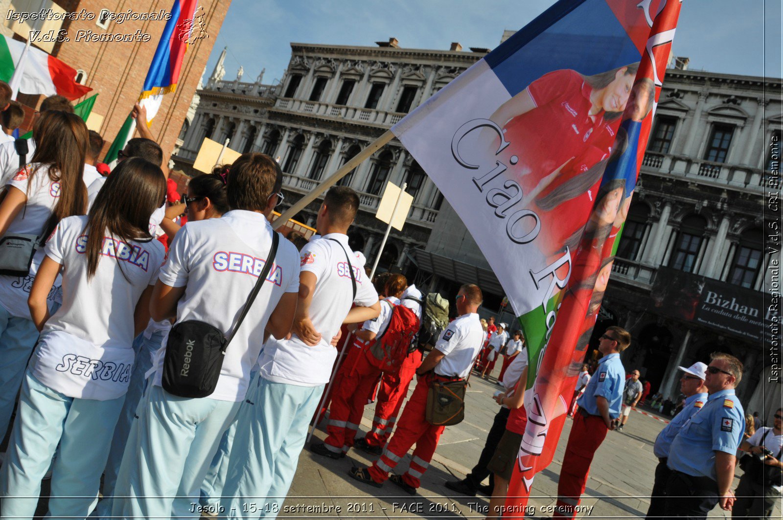 Jesolo - 15-18 settembre 2011 - FACE 2011, The opening ceremony -  Croce Rossa Italiana - Ispettorato Regionale Volontari del Soccorso Piemonte