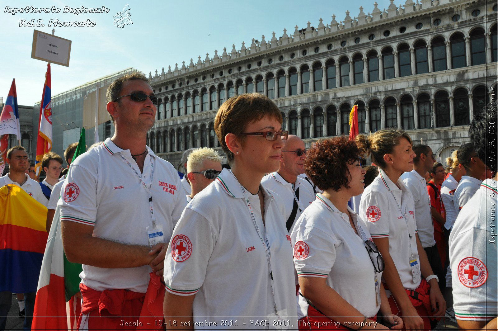 Jesolo - 15-18 settembre 2011 - FACE 2011, The opening ceremony -  Croce Rossa Italiana - Ispettorato Regionale Volontari del Soccorso Piemonte