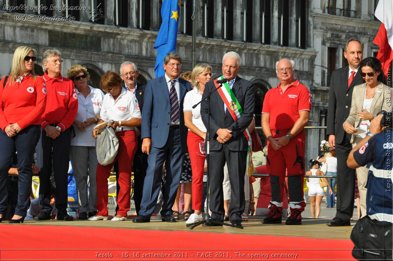 Jesolo - 15-18 settembre 2011 - FACE 2011, The opening ceremony -  Croce Rossa Italiana - Ispettorato Regionale Volontari del Soccorso Piemonte