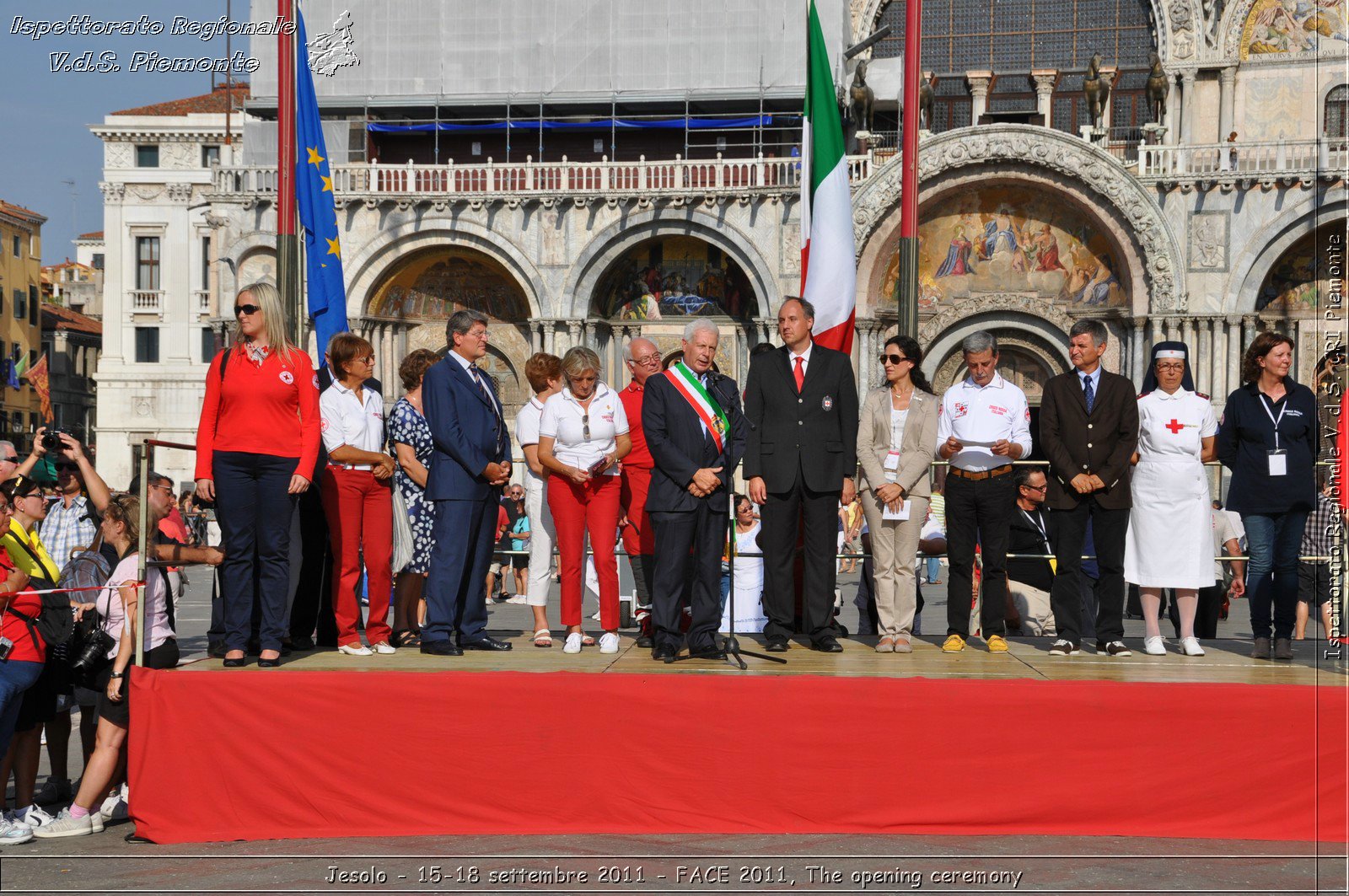 Jesolo - 15-18 settembre 2011 - FACE 2011, The opening ceremony -  Croce Rossa Italiana - Ispettorato Regionale Volontari del Soccorso Piemonte