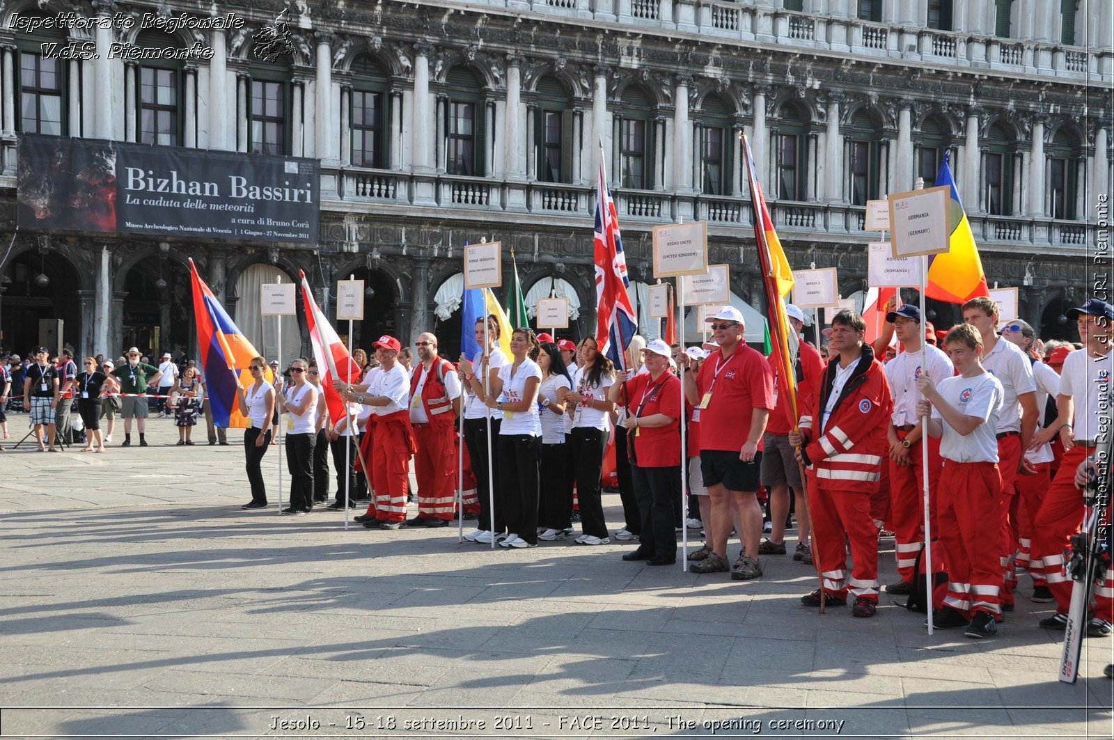 Jesolo - 15-18 settembre 2011 - FACE 2011, The opening ceremony -  Croce Rossa Italiana - Ispettorato Regionale Volontari del Soccorso Piemonte