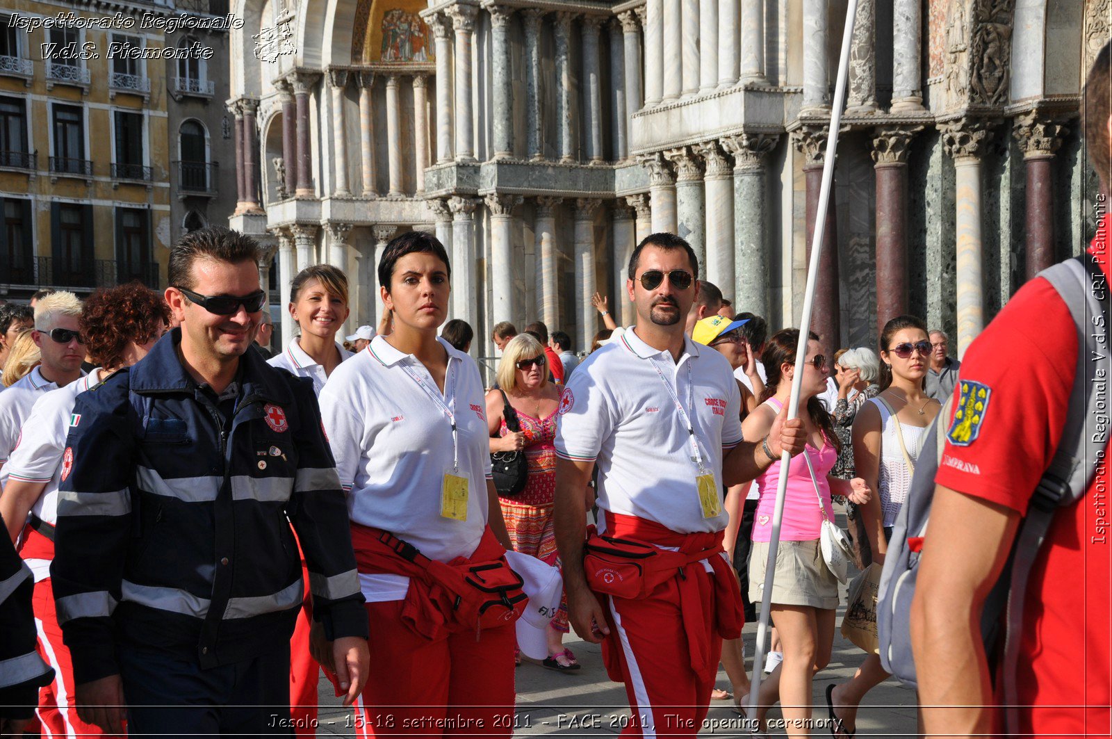 Jesolo - 15-18 settembre 2011 - FACE 2011, The opening ceremony -  Croce Rossa Italiana - Ispettorato Regionale Volontari del Soccorso Piemonte