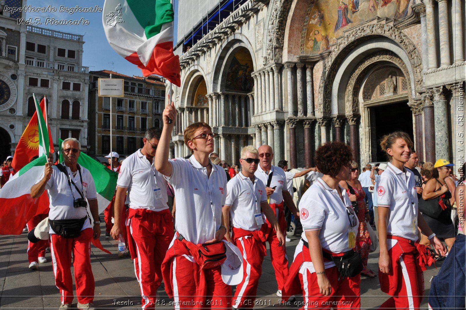 Jesolo - 15-18 settembre 2011 - FACE 2011, The opening ceremony -  Croce Rossa Italiana - Ispettorato Regionale Volontari del Soccorso Piemonte