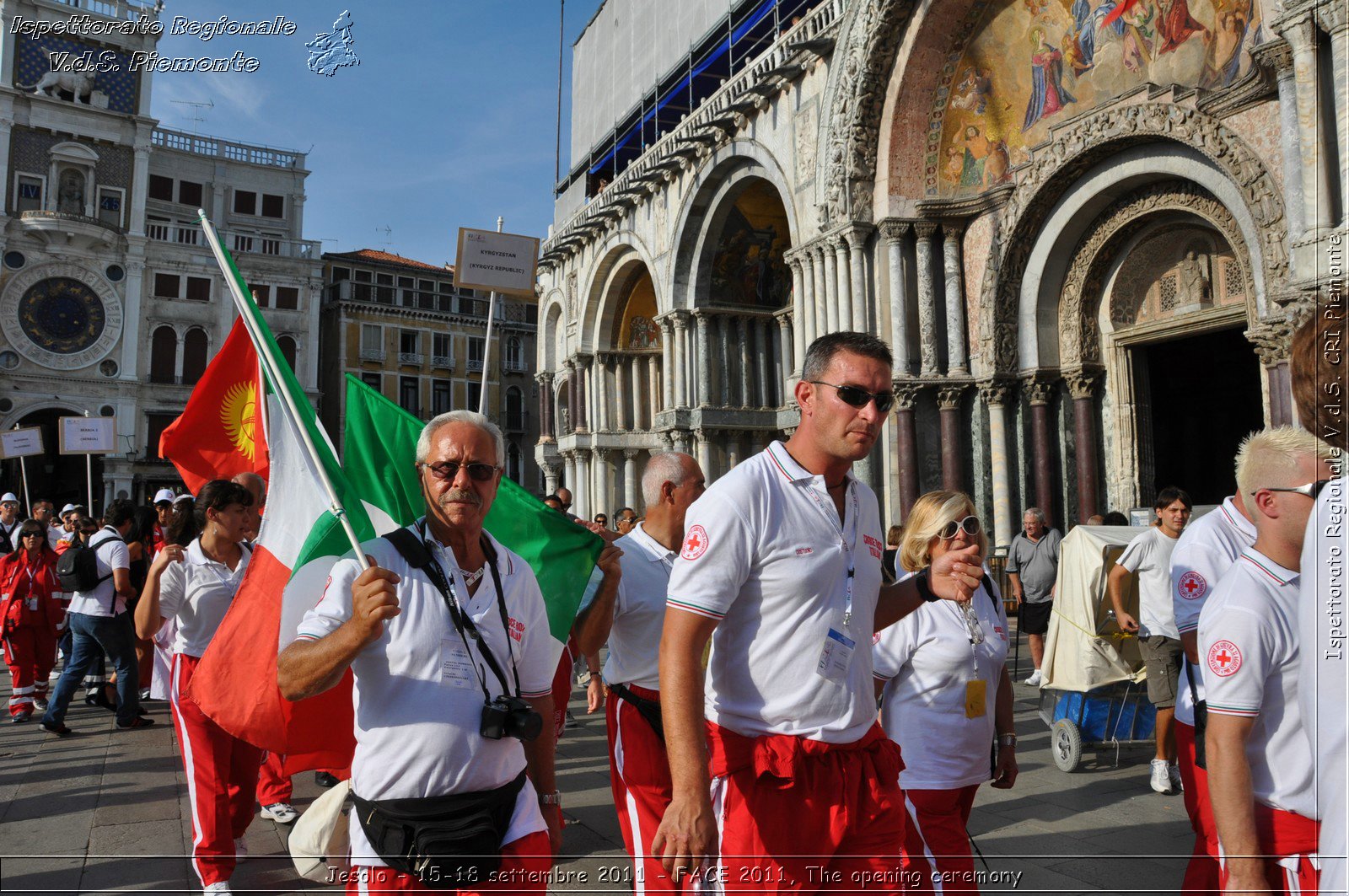 Jesolo - 15-18 settembre 2011 - FACE 2011, The opening ceremony -  Croce Rossa Italiana - Ispettorato Regionale Volontari del Soccorso Piemonte