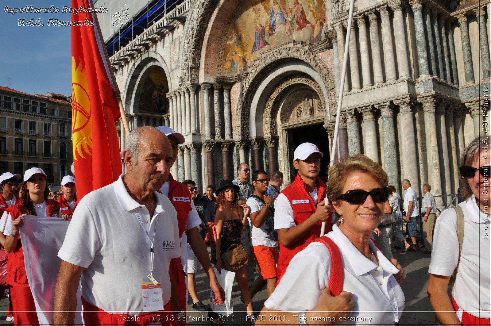 Jesolo - 15-18 settembre 2011 - FACE 2011, The opening ceremony -  Croce Rossa Italiana - Ispettorato Regionale Volontari del Soccorso Piemonte