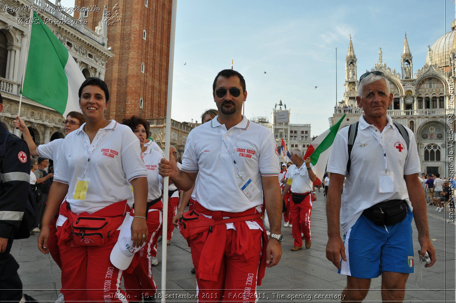 Jesolo - 15-18 settembre 2011 - FACE 2011, The opening ceremony -  Croce Rossa Italiana - Ispettorato Regionale Volontari del Soccorso Piemonte