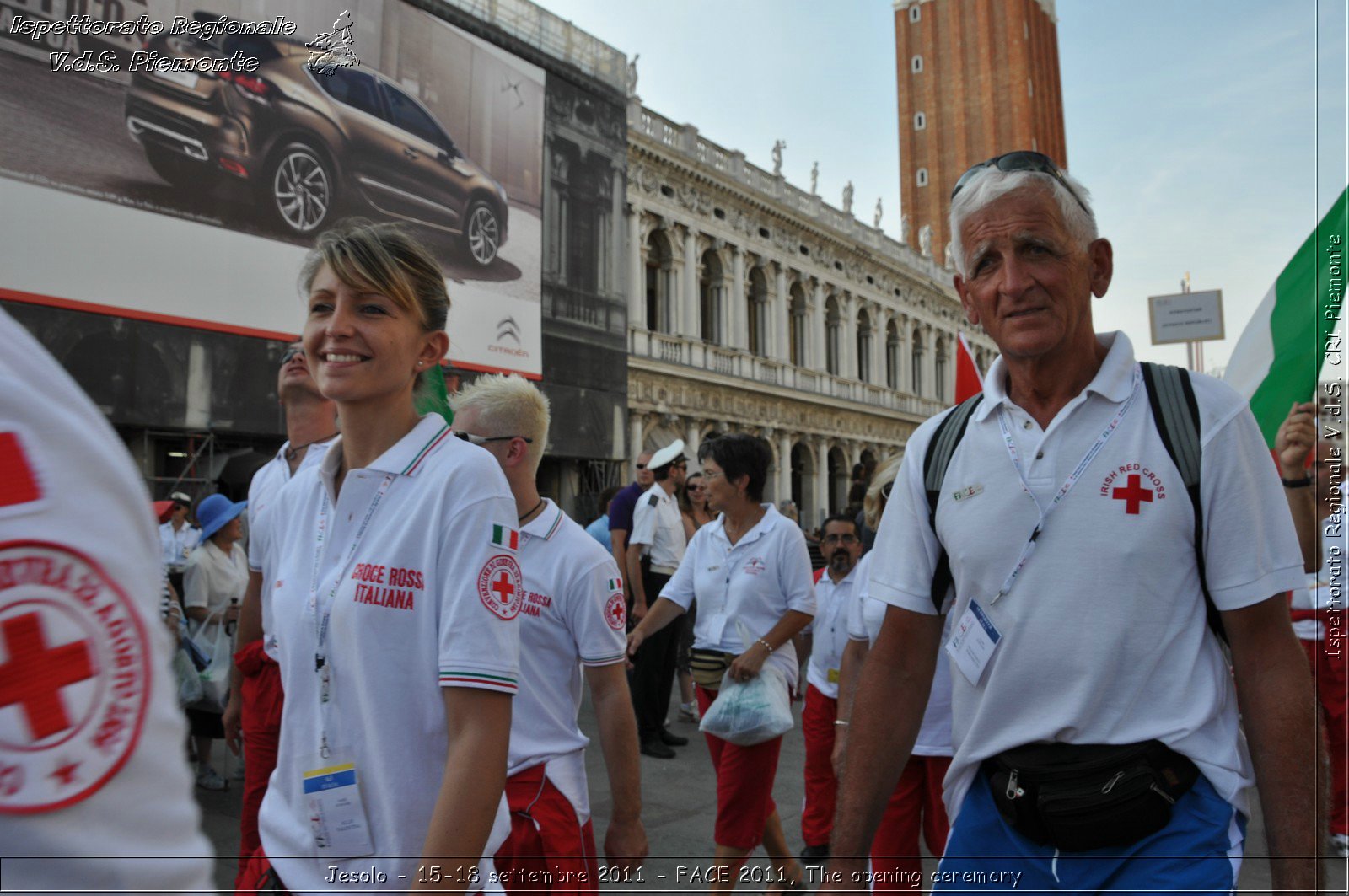 Jesolo - 15-18 settembre 2011 - FACE 2011, The opening ceremony -  Croce Rossa Italiana - Ispettorato Regionale Volontari del Soccorso Piemonte