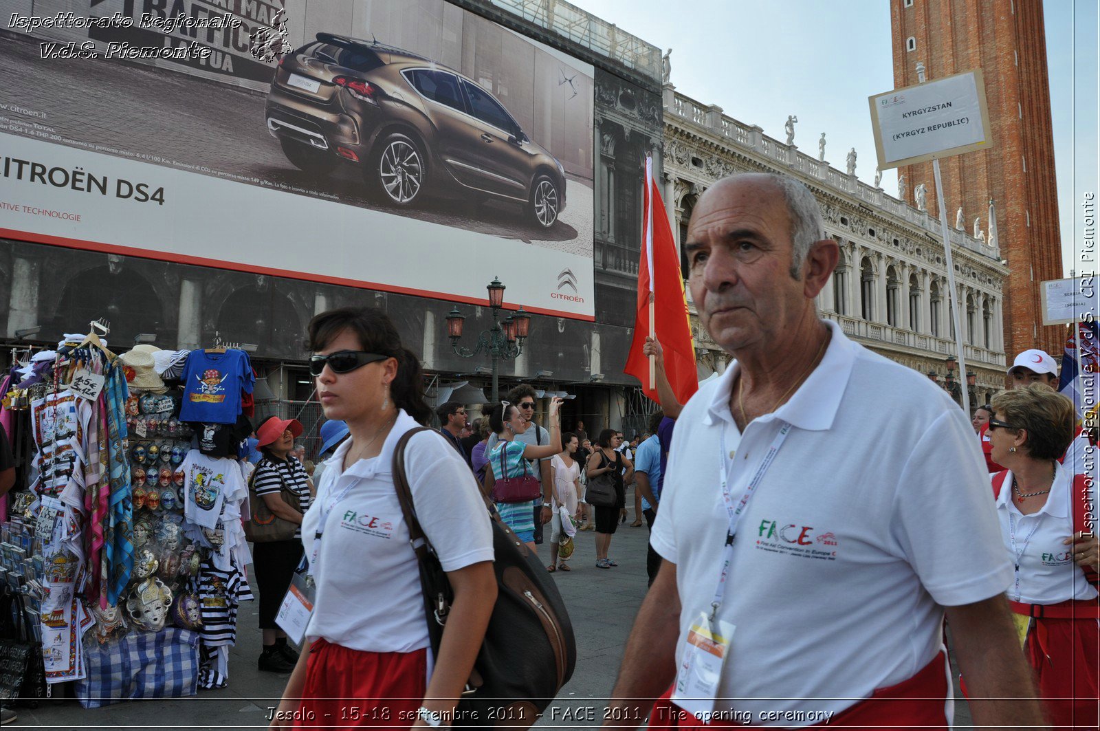 Jesolo - 15-18 settembre 2011 - FACE 2011, The opening ceremony -  Croce Rossa Italiana - Ispettorato Regionale Volontari del Soccorso Piemonte