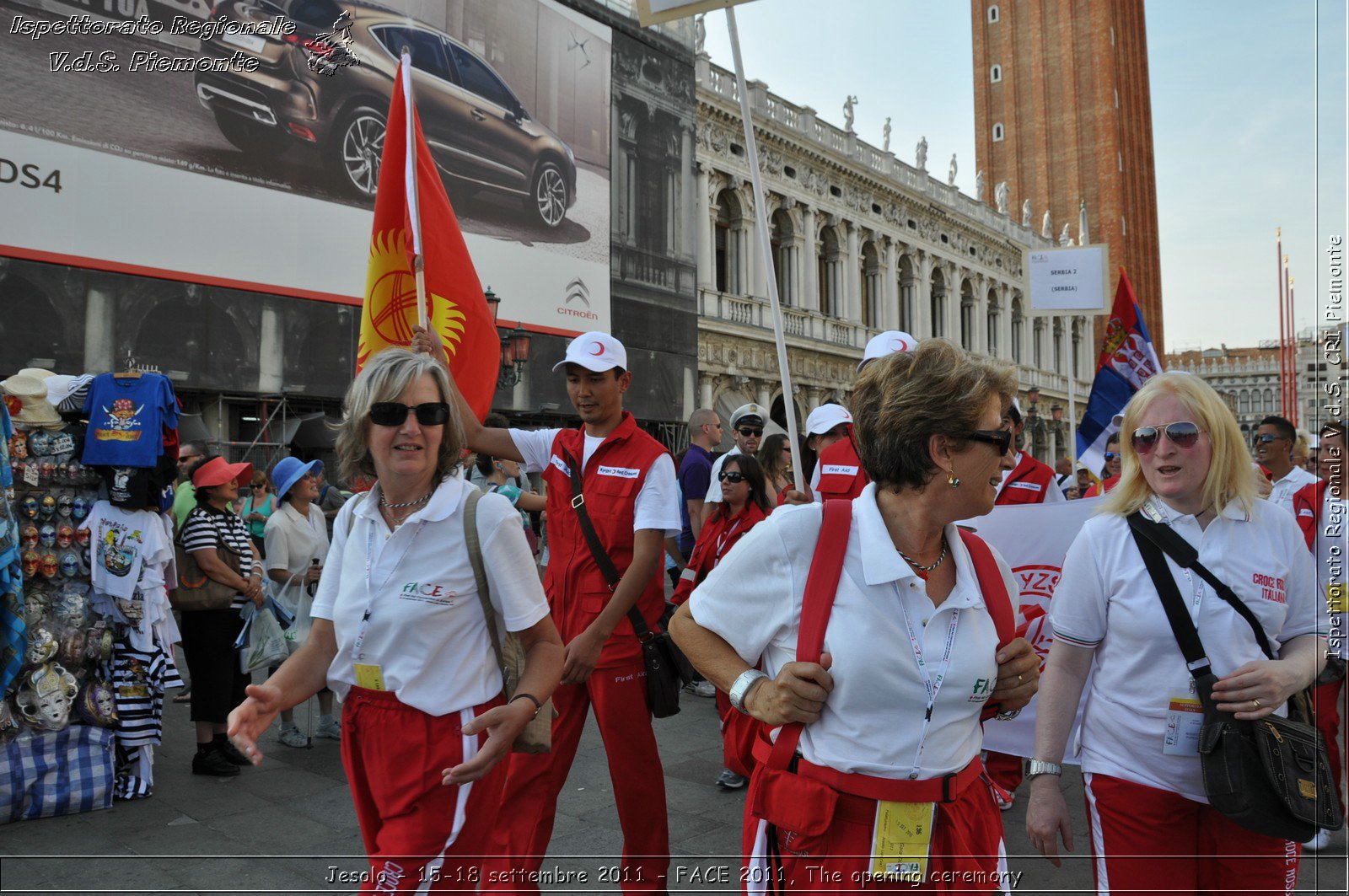 Jesolo - 15-18 settembre 2011 - FACE 2011, The opening ceremony -  Croce Rossa Italiana - Ispettorato Regionale Volontari del Soccorso Piemonte