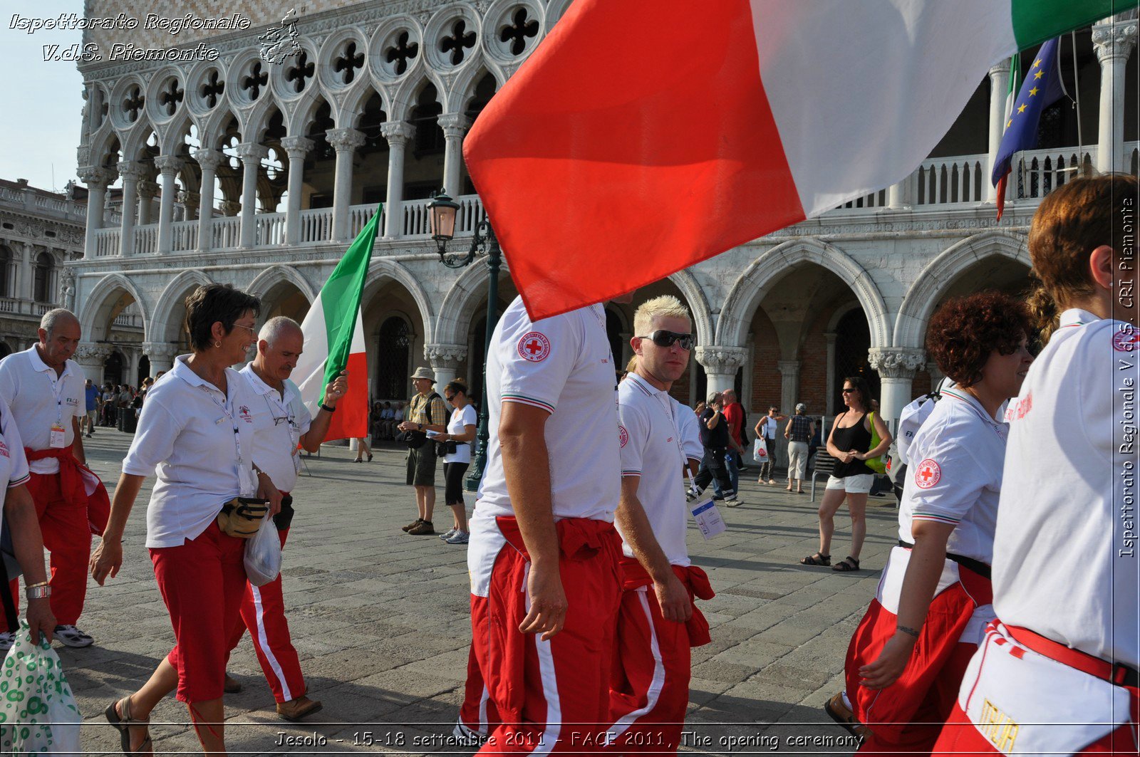 Jesolo - 15-18 settembre 2011 - FACE 2011, The opening ceremony -  Croce Rossa Italiana - Ispettorato Regionale Volontari del Soccorso Piemonte