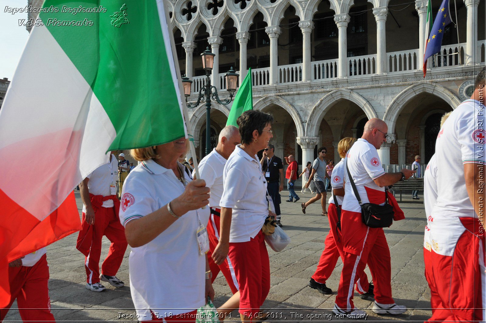 Jesolo - 15-18 settembre 2011 - FACE 2011, The opening ceremony -  Croce Rossa Italiana - Ispettorato Regionale Volontari del Soccorso Piemonte