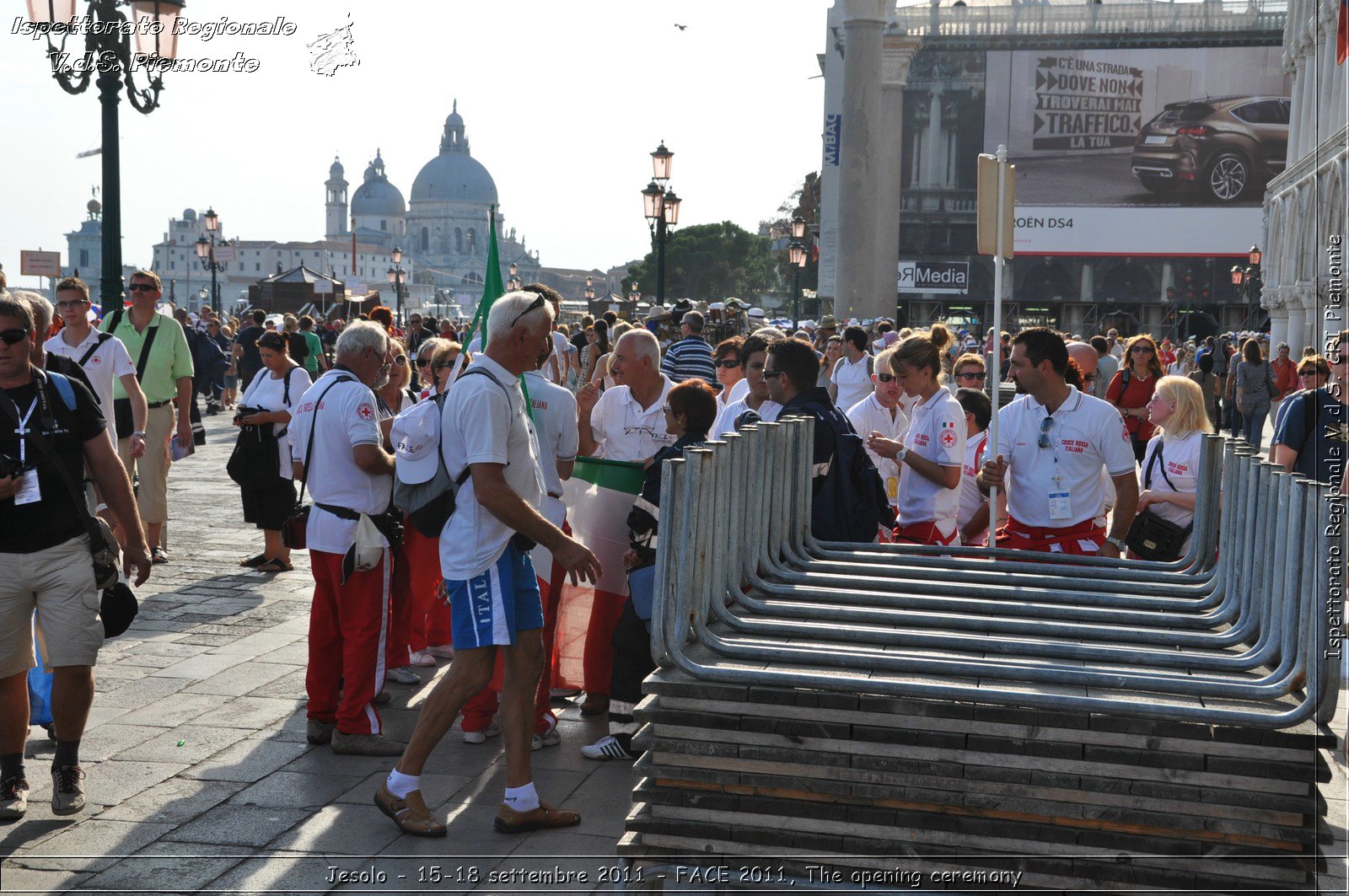 Jesolo - 15-18 settembre 2011 - FACE 2011, The opening ceremony -  Croce Rossa Italiana - Ispettorato Regionale Volontari del Soccorso Piemonte