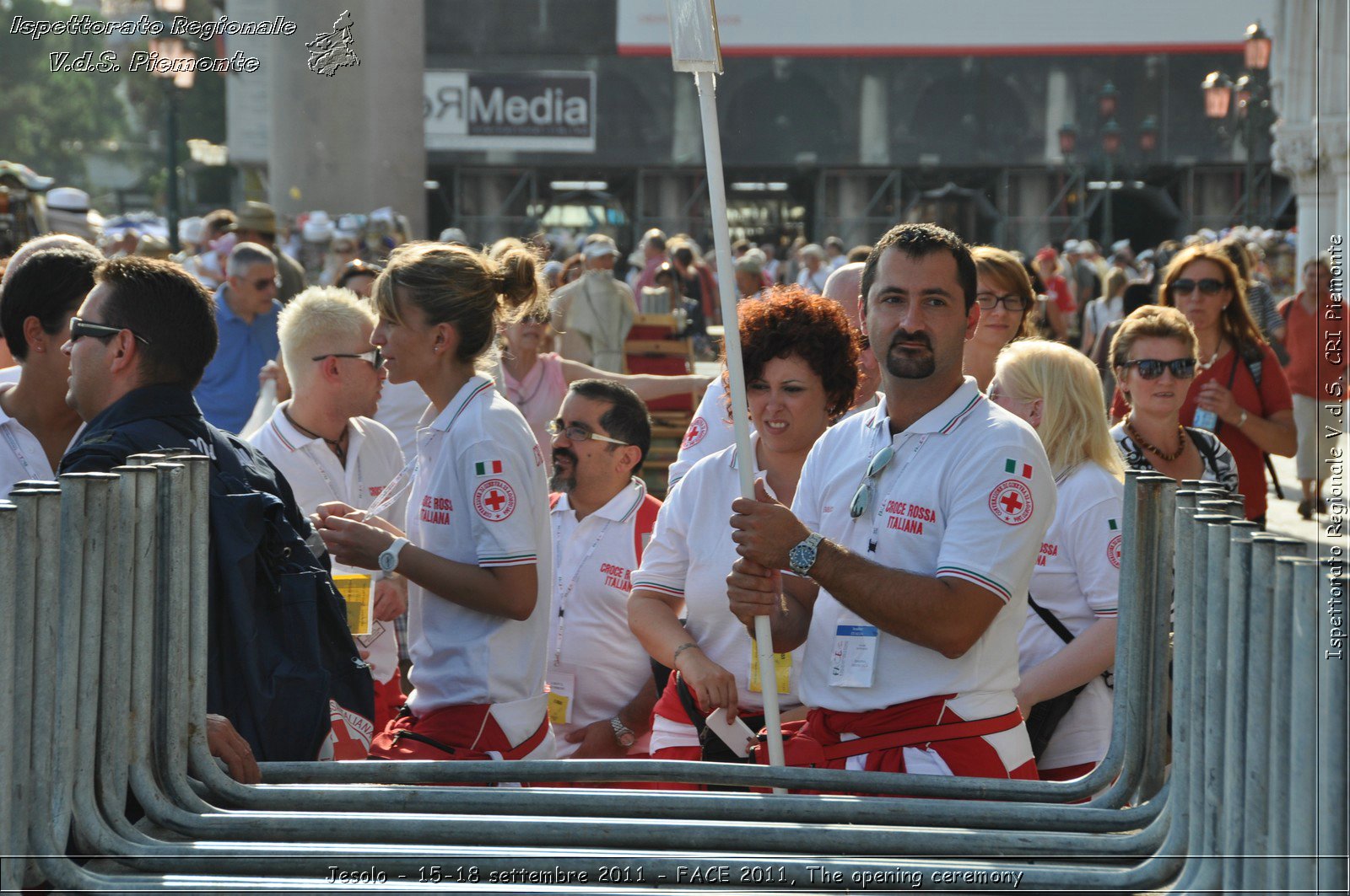 Jesolo - 15-18 settembre 2011 - FACE 2011, The opening ceremony -  Croce Rossa Italiana - Ispettorato Regionale Volontari del Soccorso Piemonte