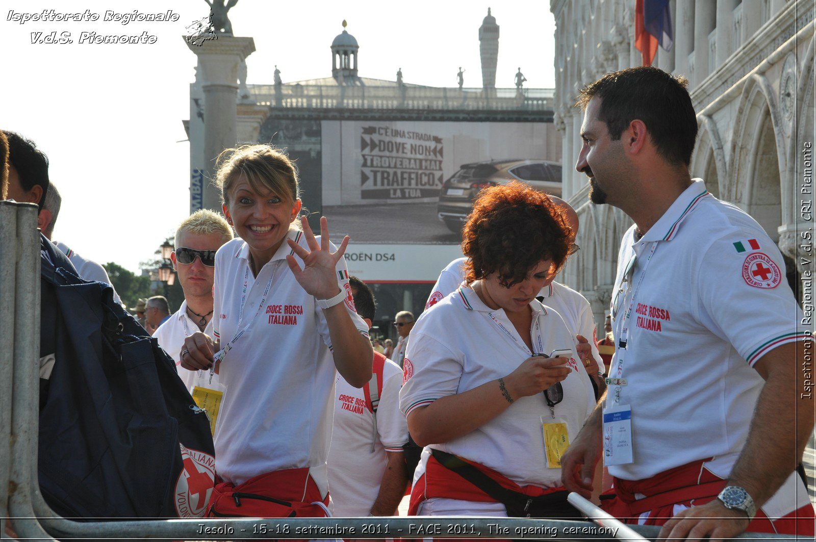 Jesolo - 15-18 settembre 2011 - FACE 2011, The opening ceremony -  Croce Rossa Italiana - Ispettorato Regionale Volontari del Soccorso Piemonte