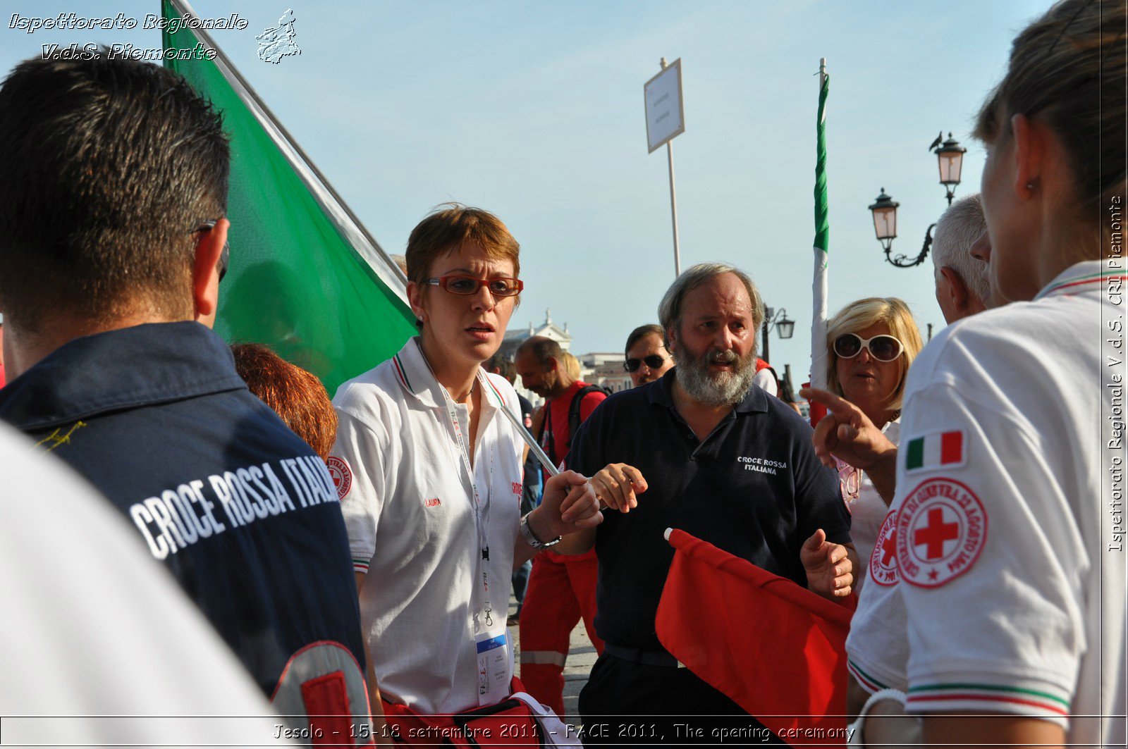 Jesolo - 15-18 settembre 2011 - FACE 2011, The opening ceremony -  Croce Rossa Italiana - Ispettorato Regionale Volontari del Soccorso Piemonte