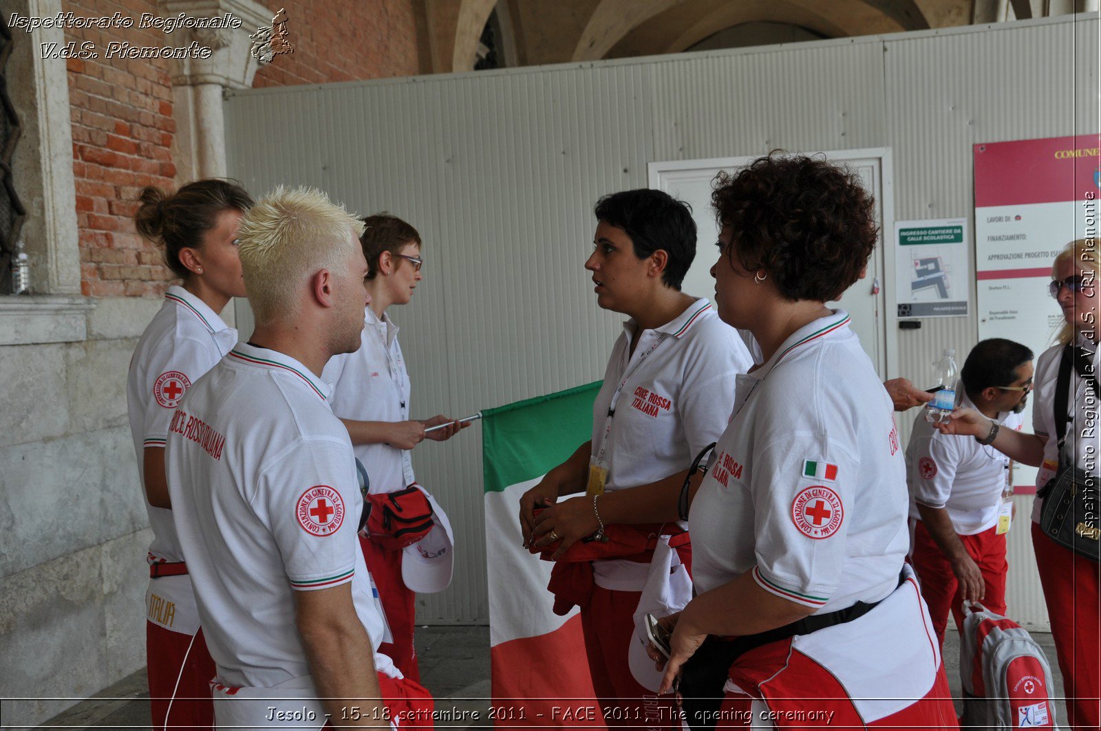 Jesolo - 15-18 settembre 2011 - FACE 2011, The opening ceremony -  Croce Rossa Italiana - Ispettorato Regionale Volontari del Soccorso Piemonte