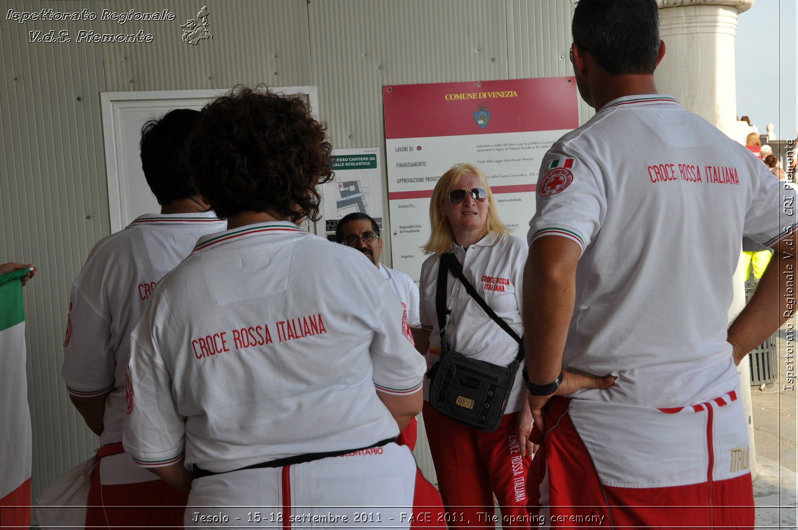 Jesolo - 15-18 settembre 2011 - FACE 2011, The opening ceremony -  Croce Rossa Italiana - Ispettorato Regionale Volontari del Soccorso Piemonte